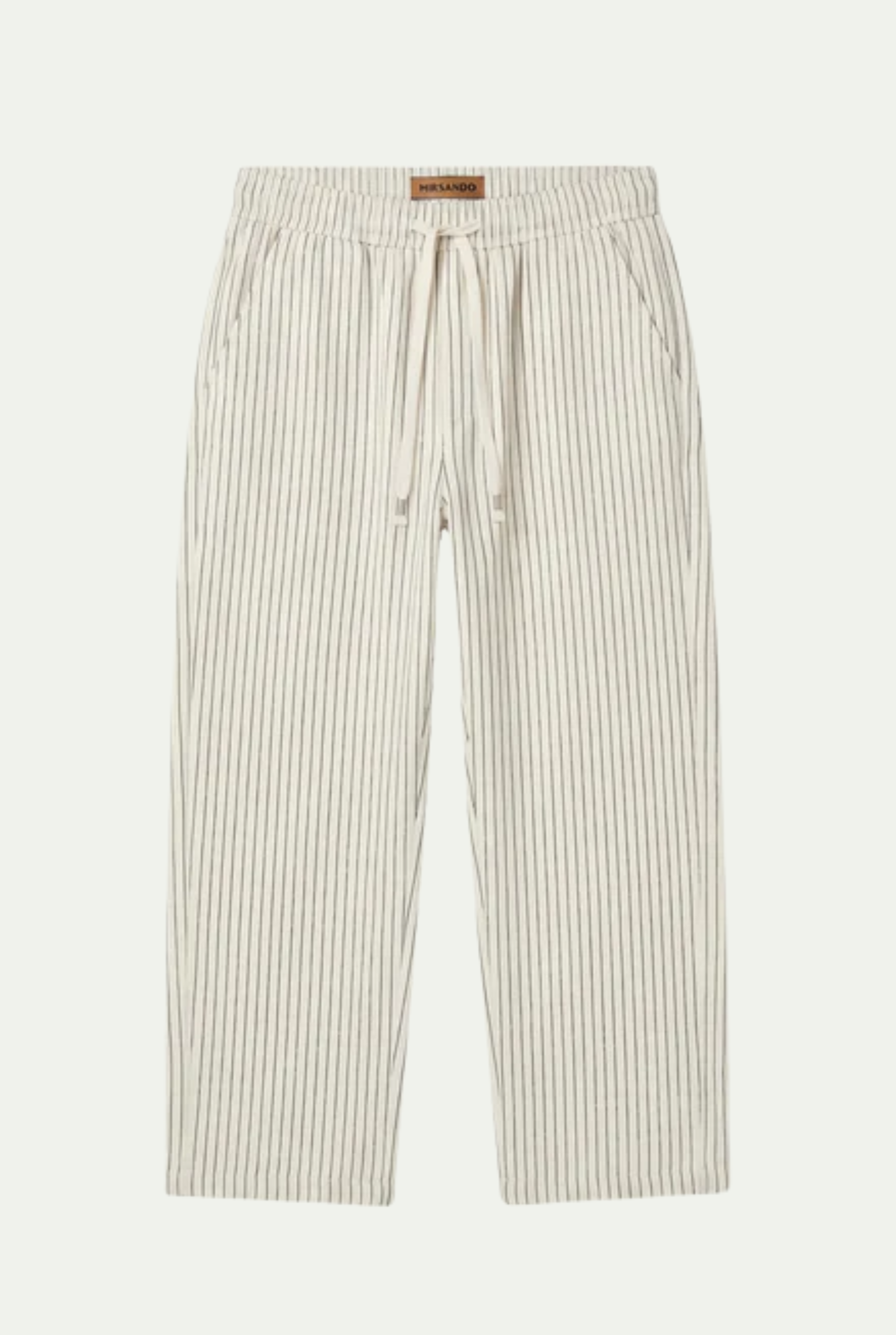 Raffaele™ Pinstripe Linen Pants Beige