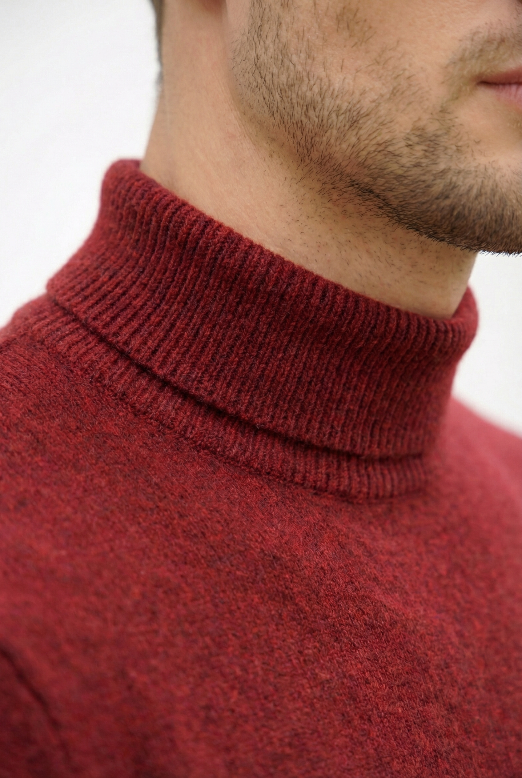 Cashmere Turtleneck Sweater Bordeaux