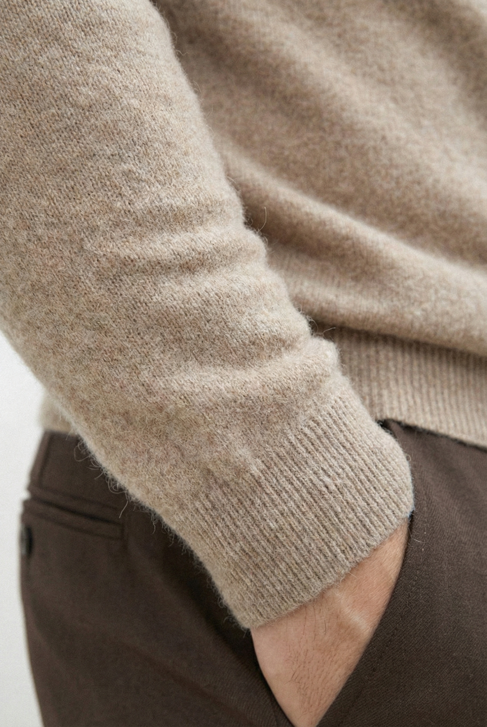 Cashmere Turtleneck Sweater Camel