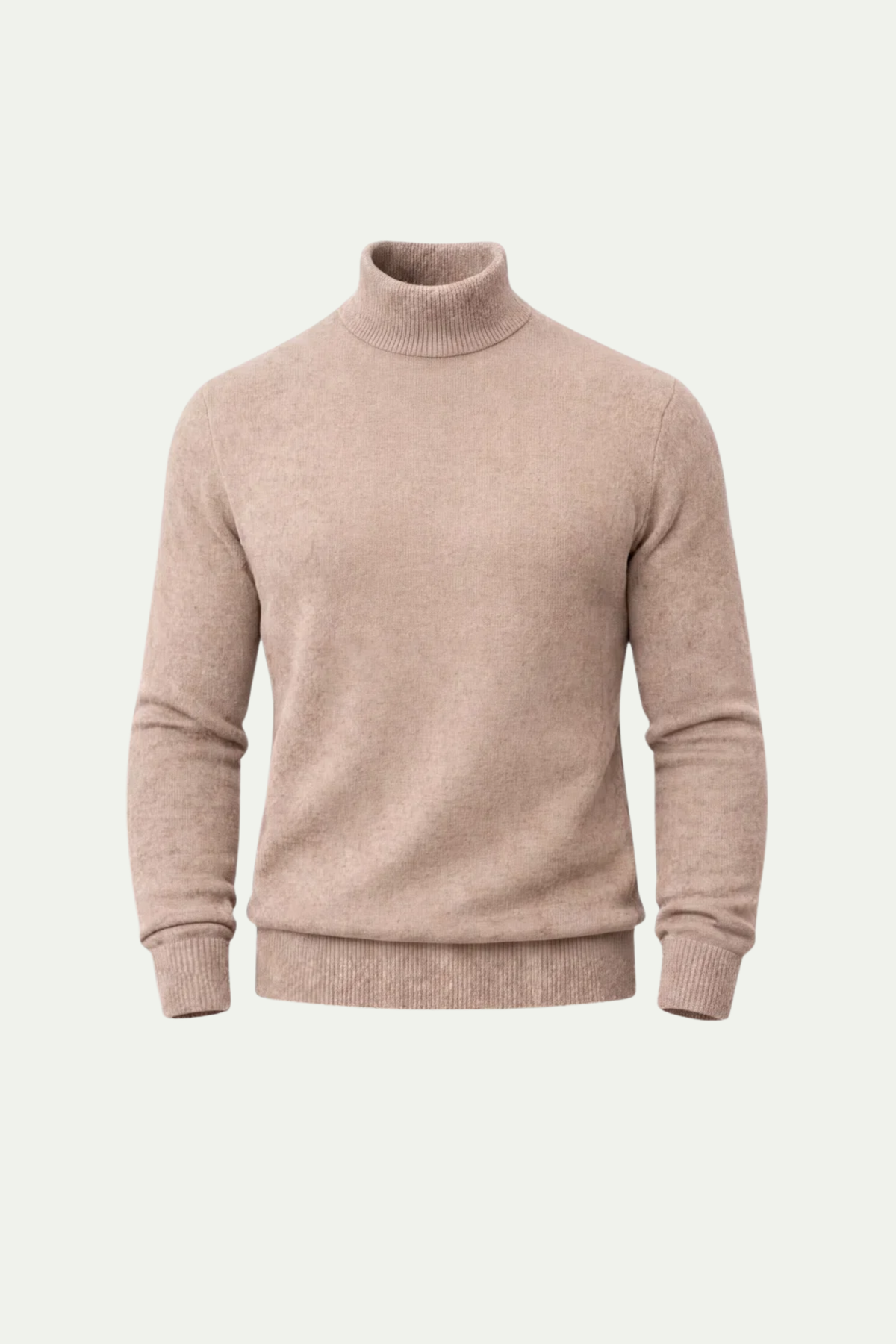 Cashmere Turtleneck Sweater Camel