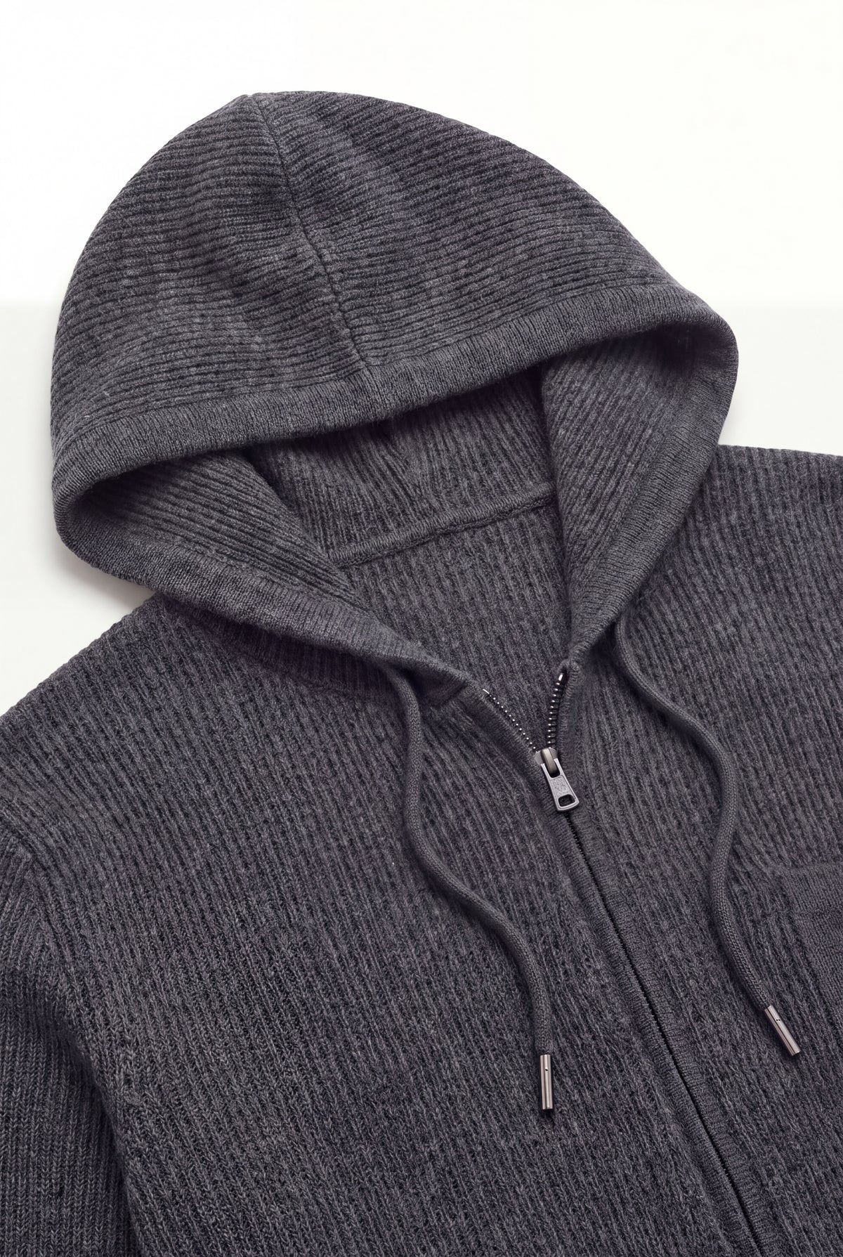 Elviro Cashmere Hooded Zip Set Blue
