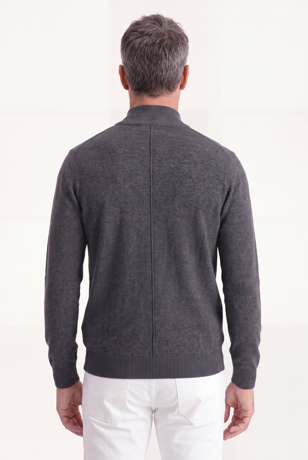 Mirsino Zip Knit Dark Grey