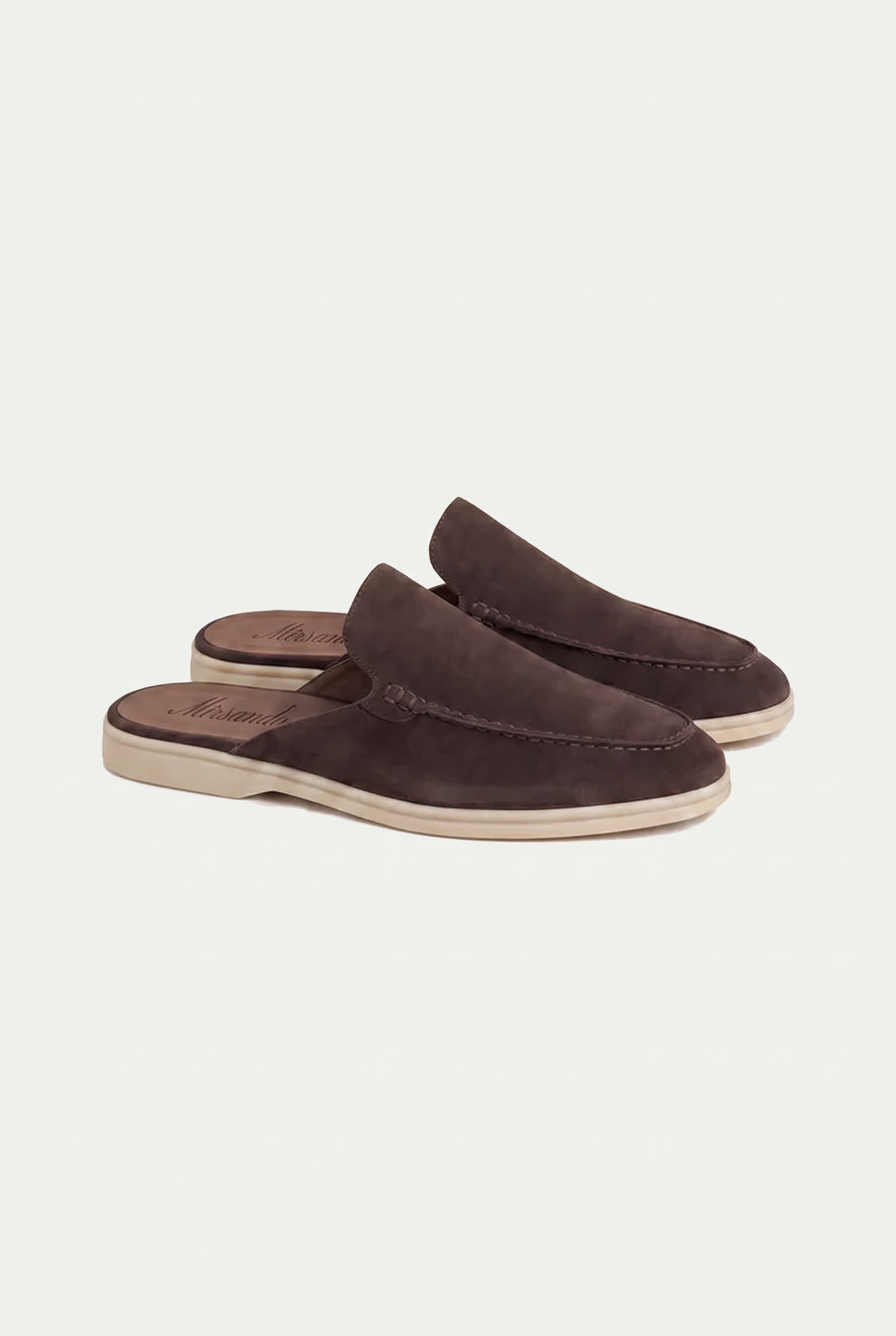 Yacht Loafer Suede Mule Brown