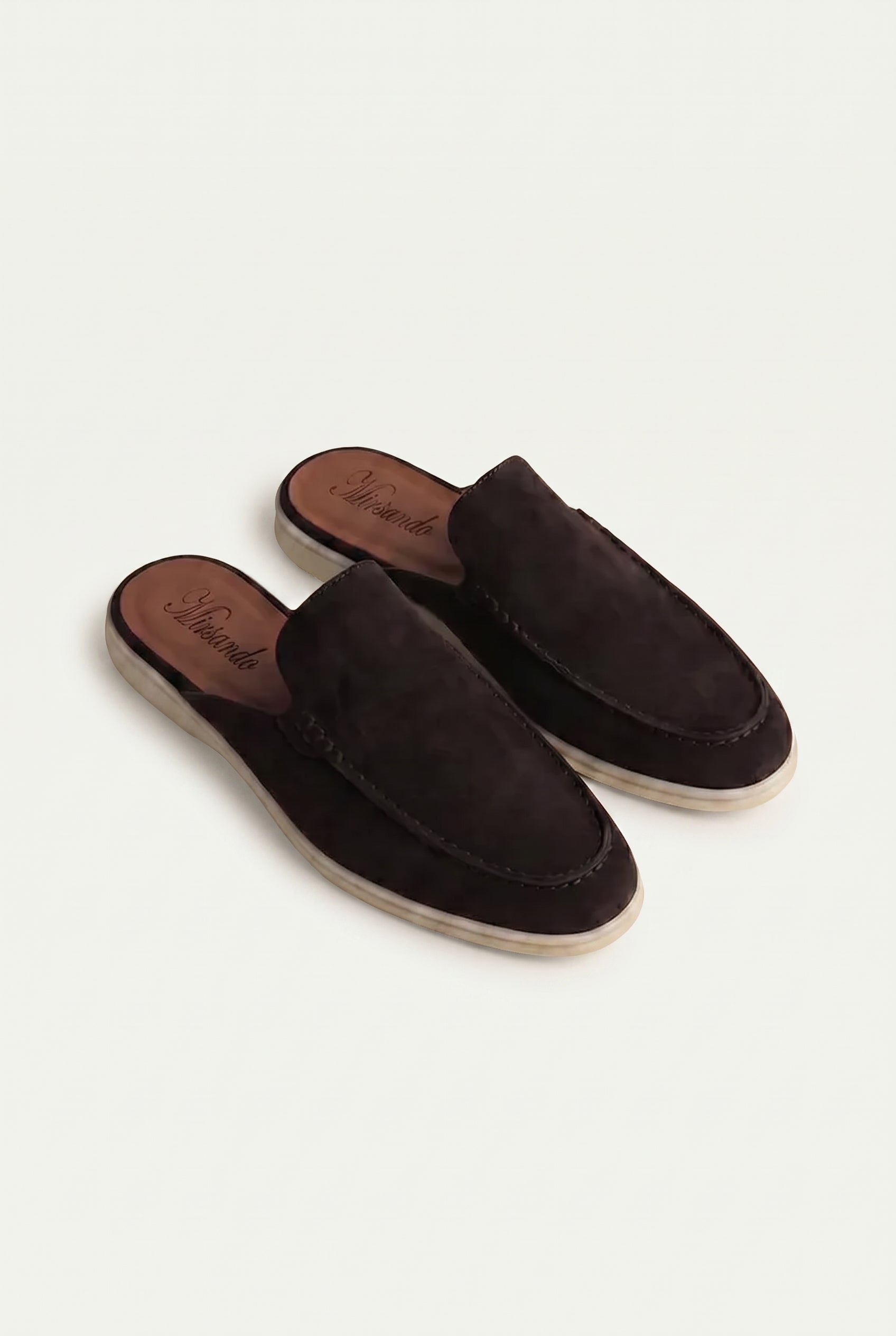 Yacht Loafer Suede Mule Brown