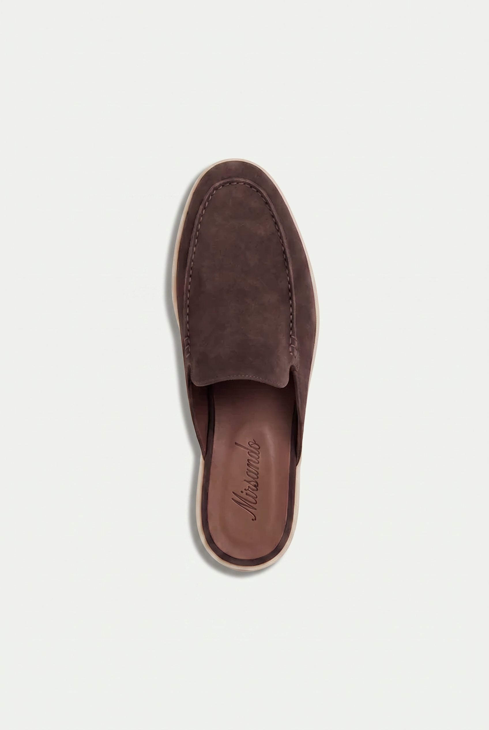 Yacht Loafer Suede Mule Brown
