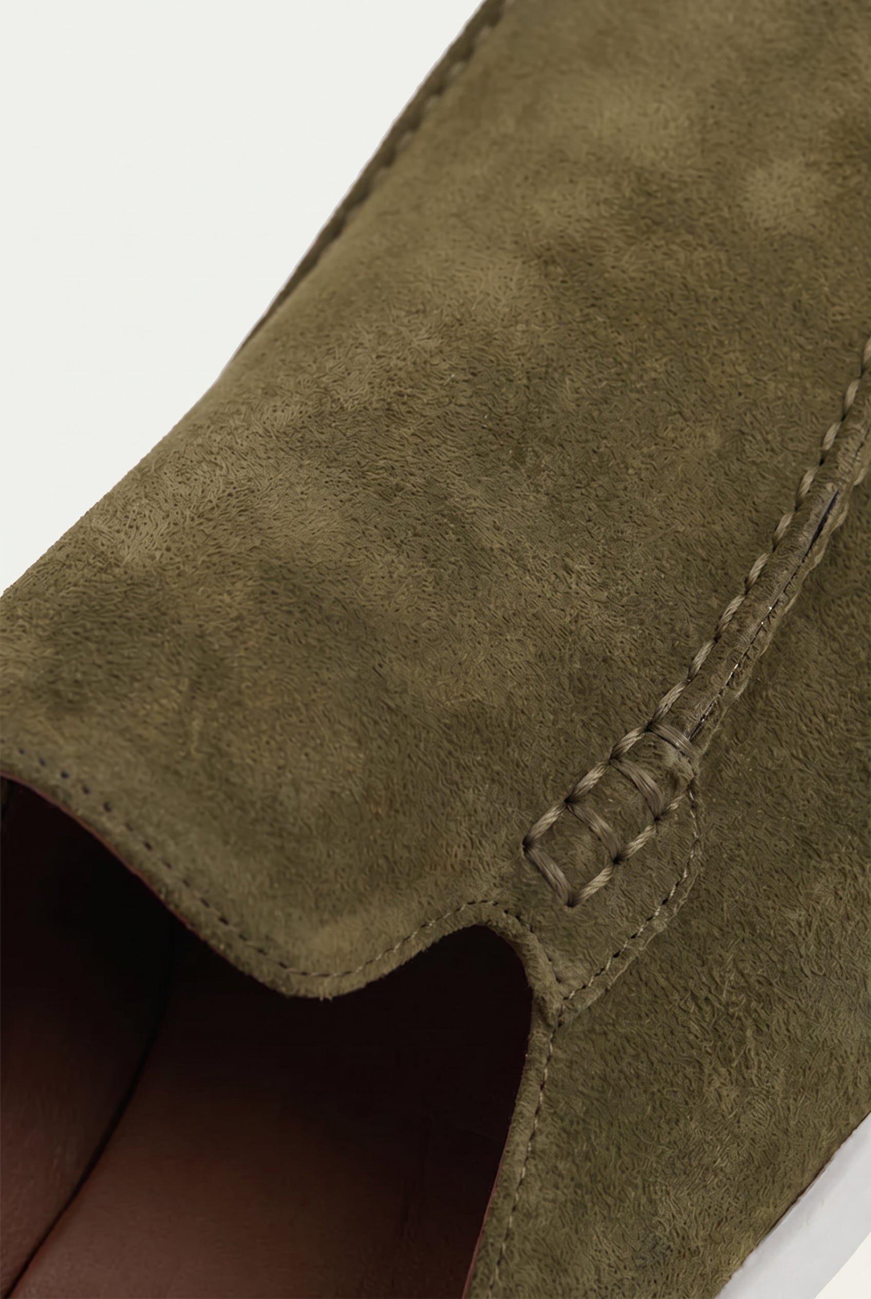 Yacht Loafer Suede Mule Sage