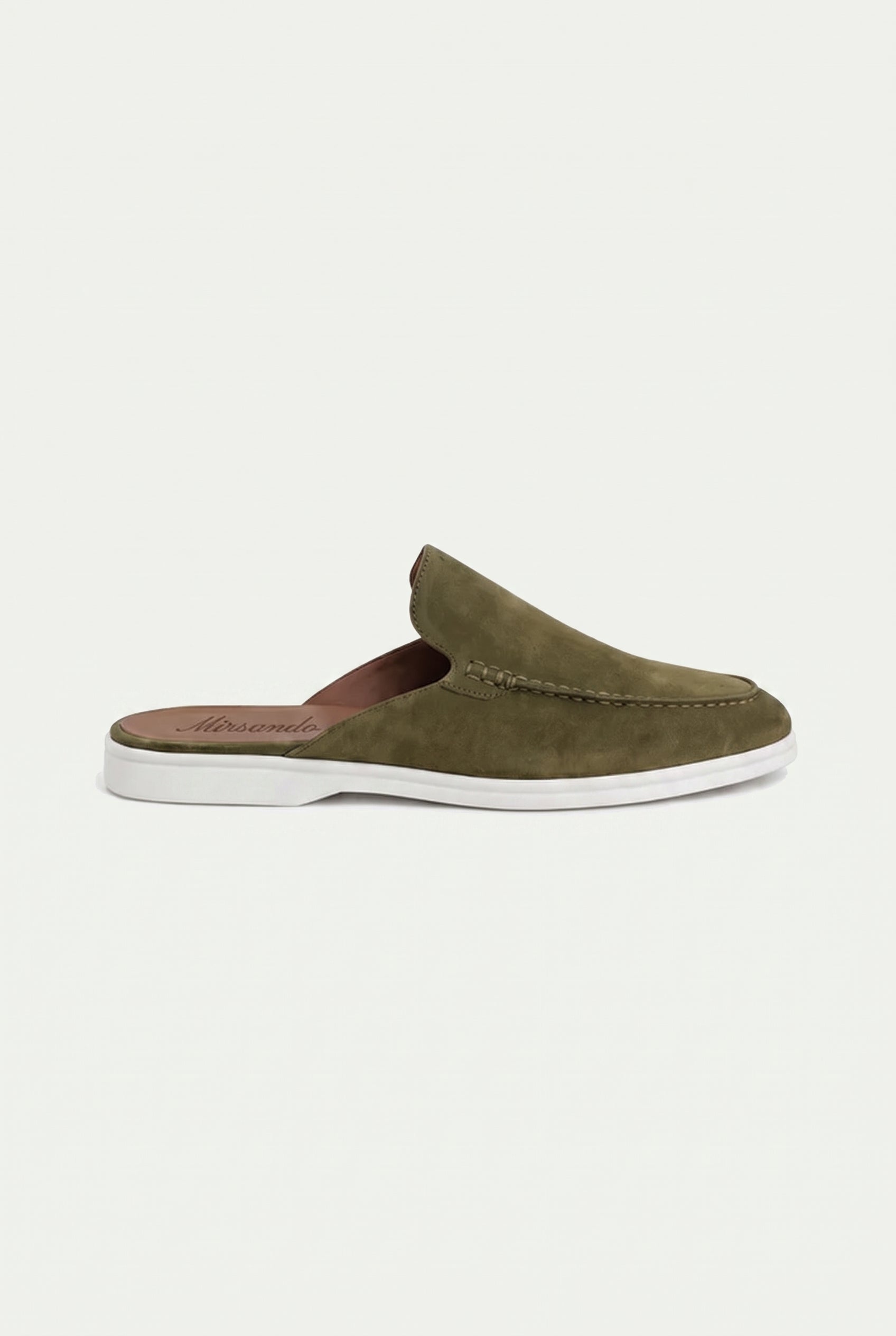 Yacht Loafer Suede Mule Sage
