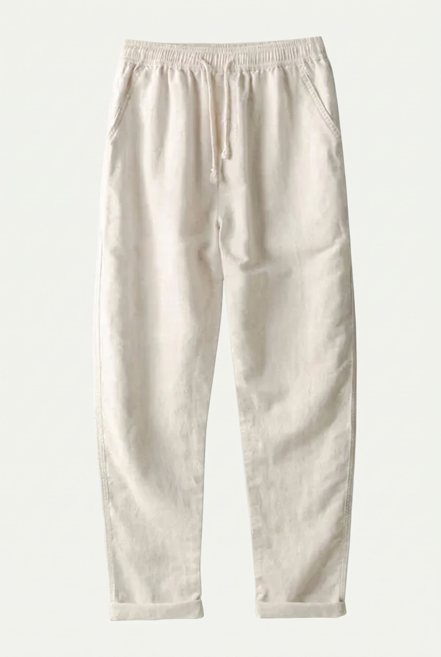Linen Rayon Blend Up Shirt & Straight Leg Linen Pants Maroon