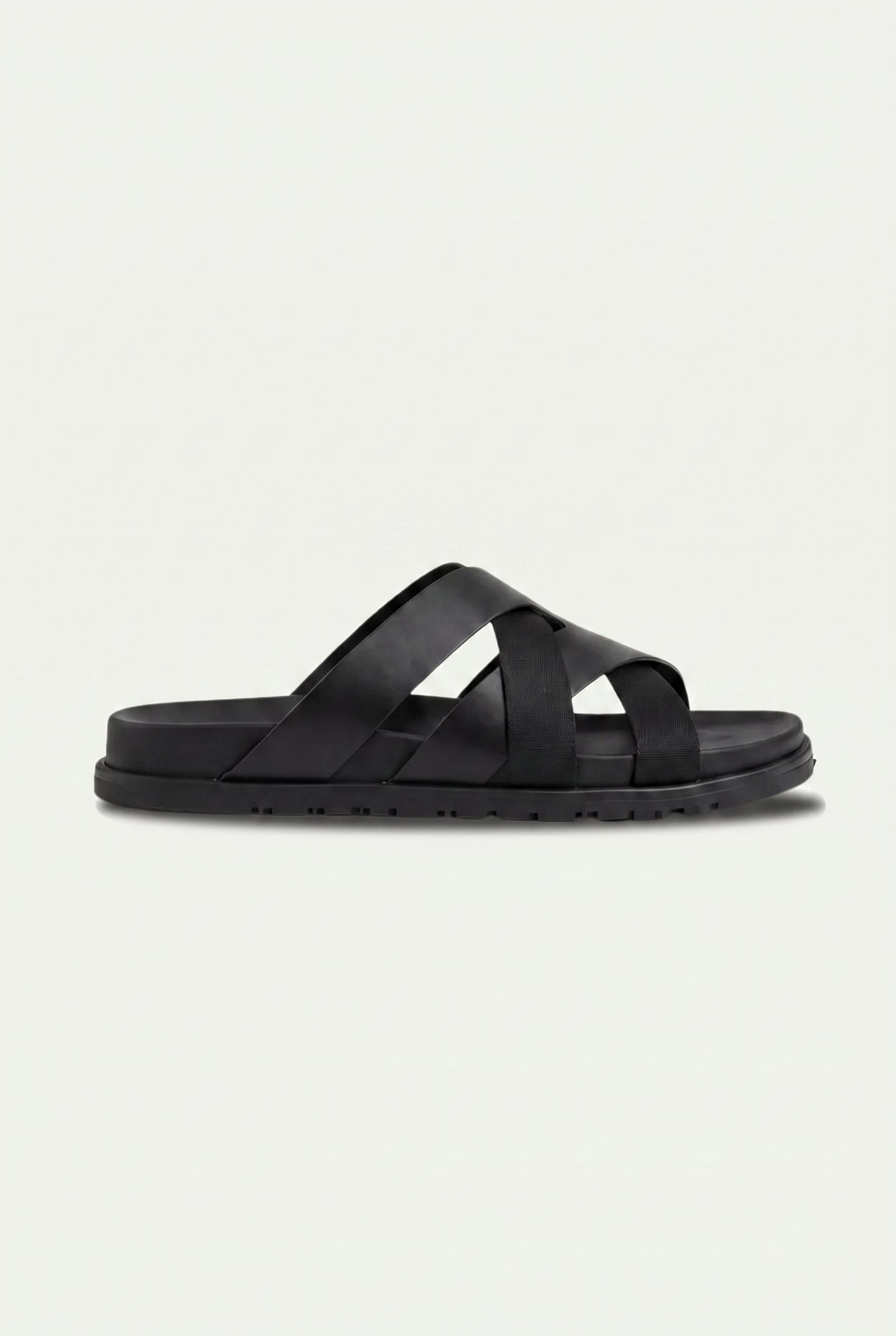 Mirsiani Leather Sandal Black