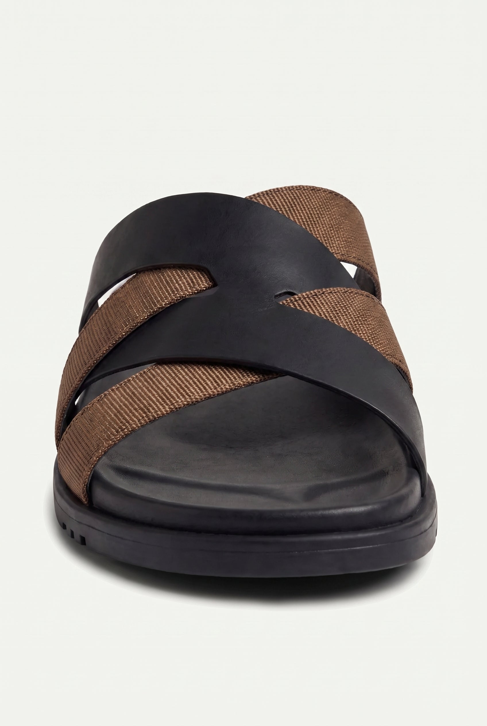 Mirsiani Leather Sandal Brown Black