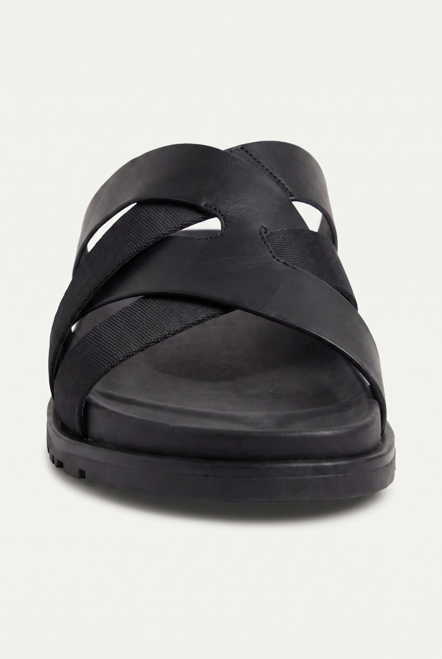 Mirsiani Leather Sandal Black