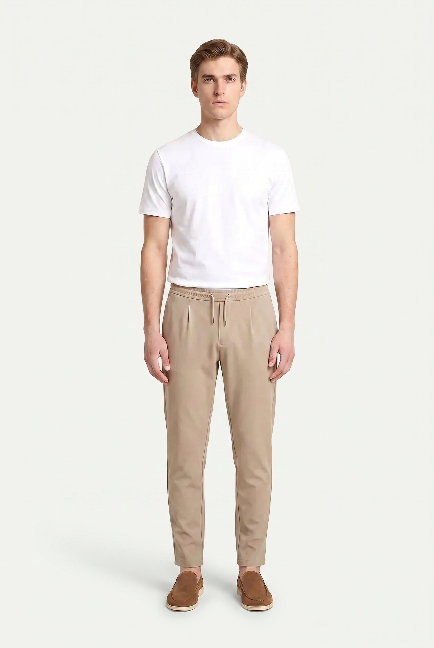 Light Beige Smart Pants