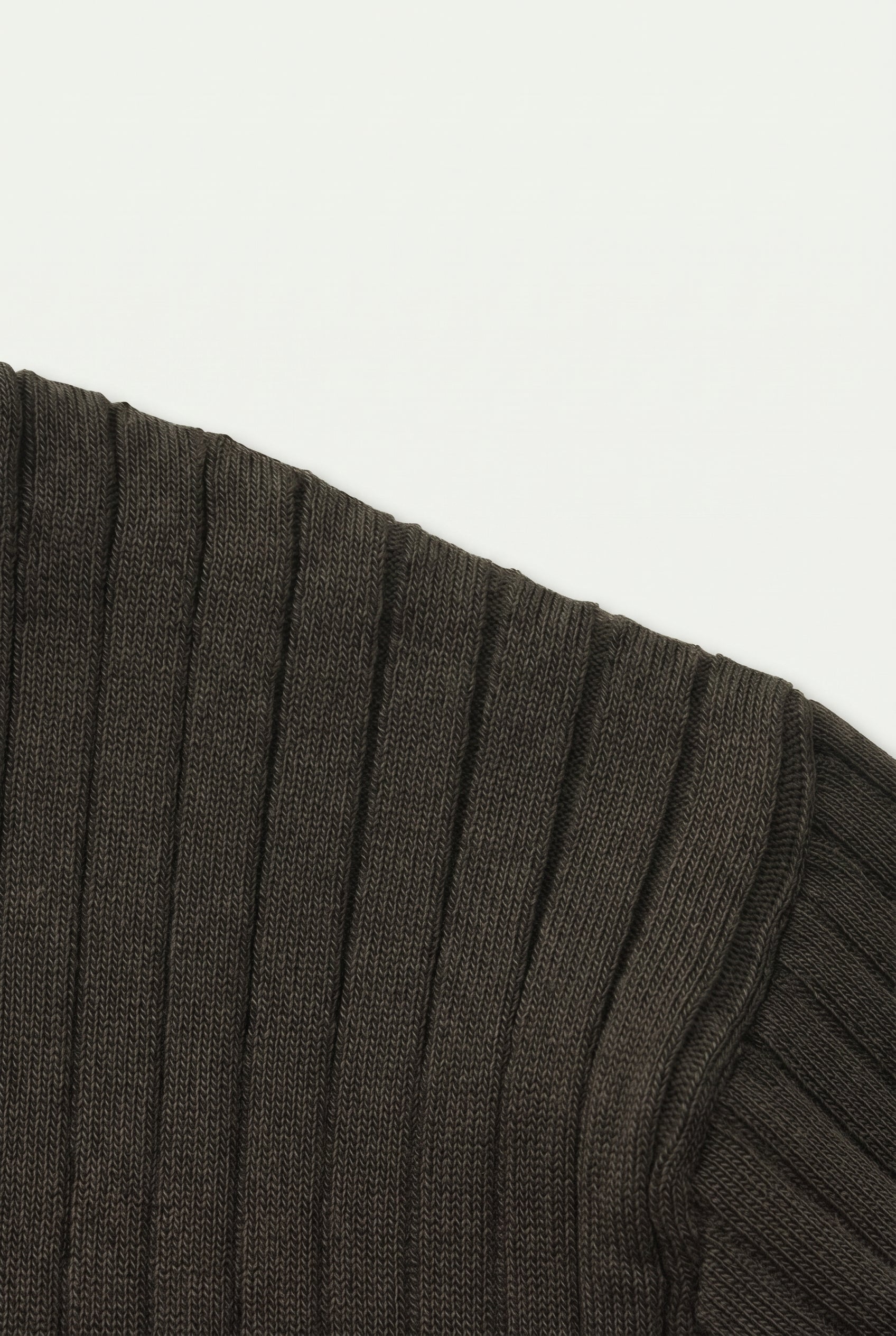 Premium Ribbed Polo Green