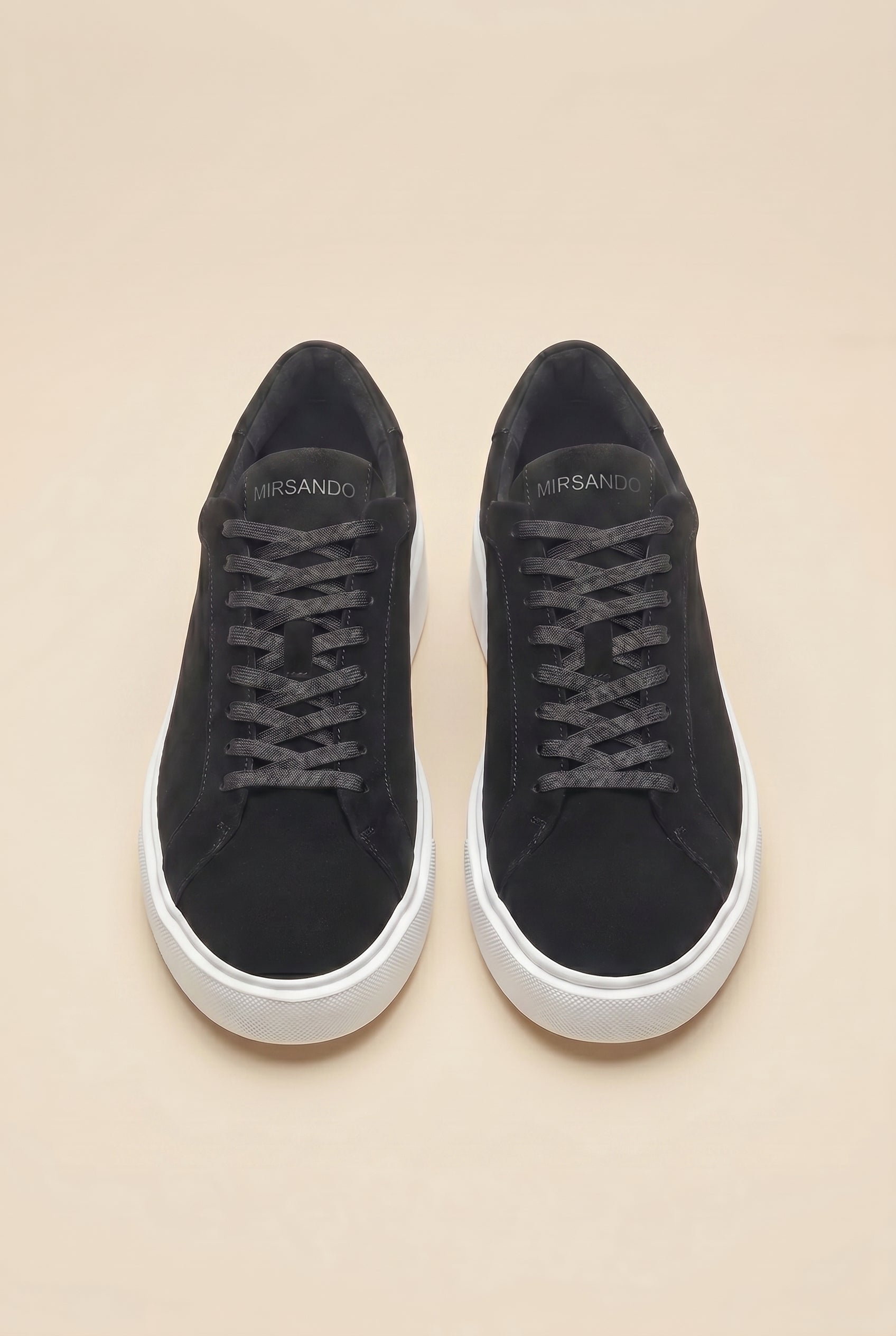 Mirsotrino Suede Trainer Black