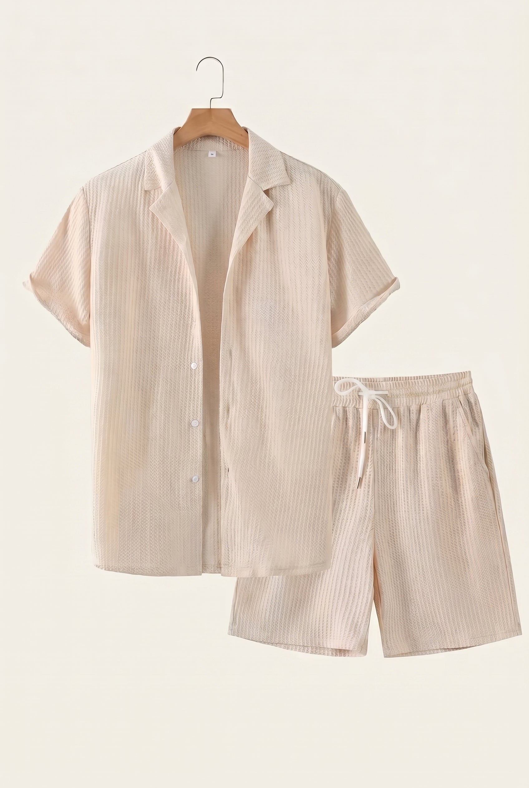 Linen Summer Set – Soft Beige