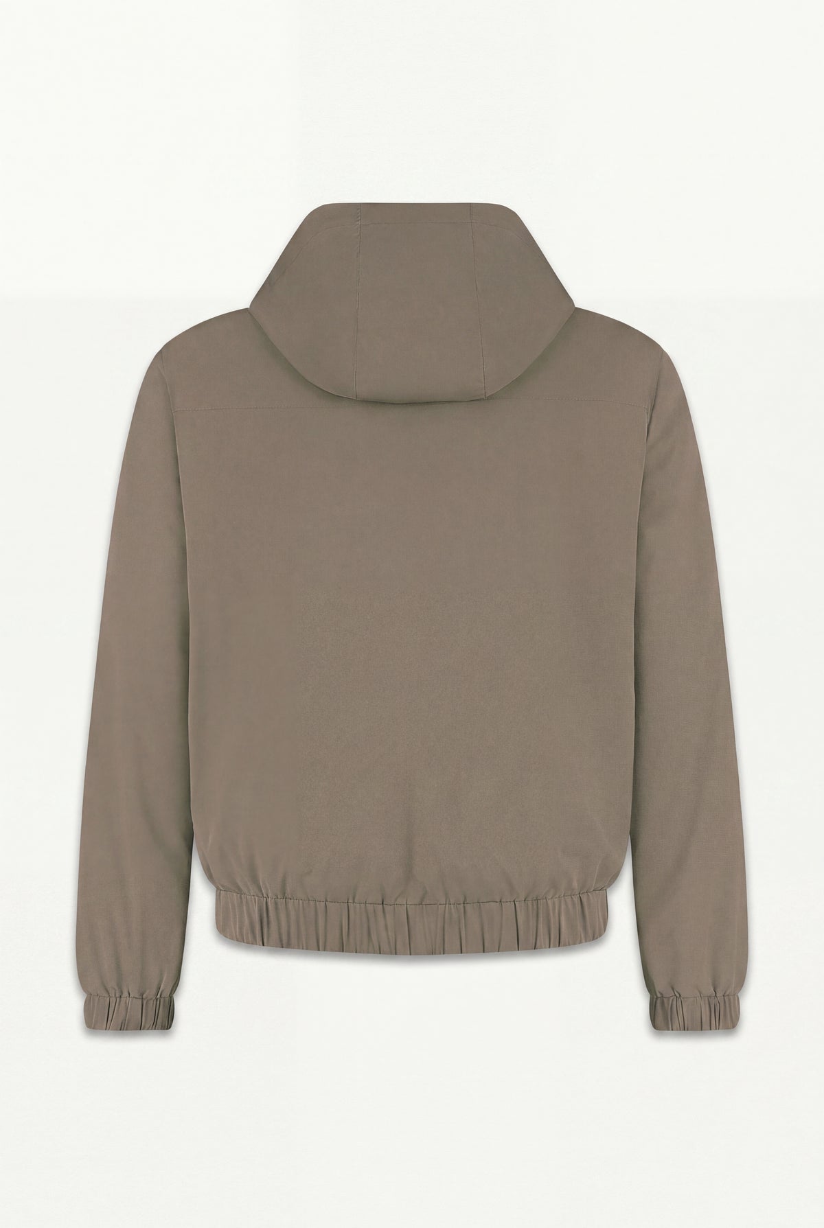 Reversible Hooded Wool City Jacket Green/Olive