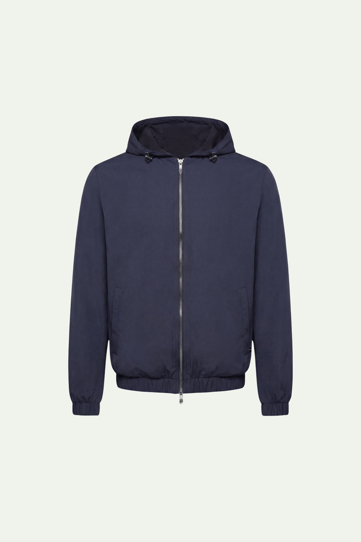 Reversible Hooded Wool City Jacket Navy/Black