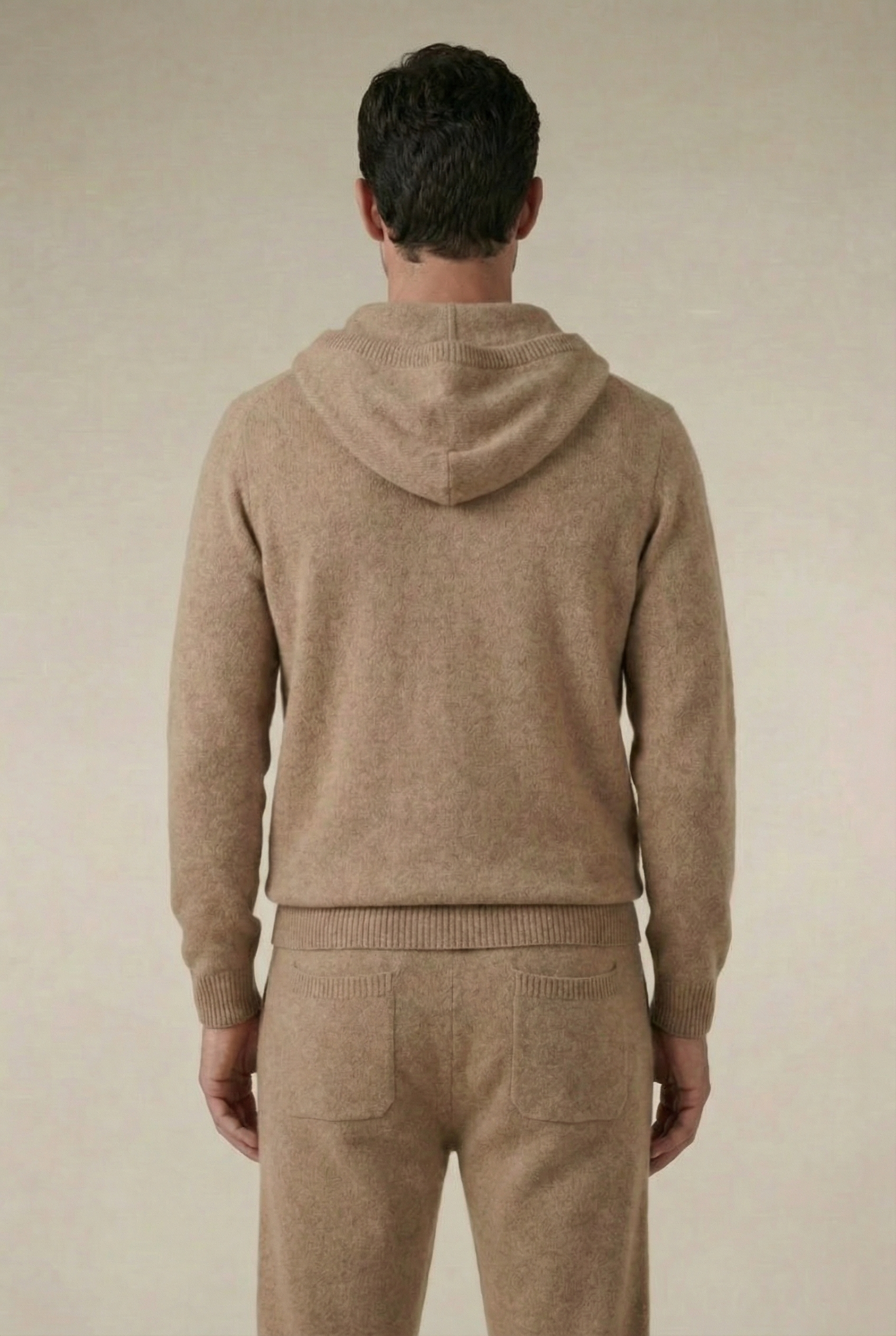 Pure Cashmere Leisure Set – Luxury Sand