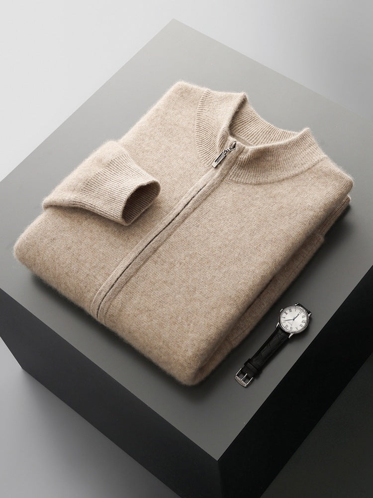 Premium Wool Zip Set - Sand