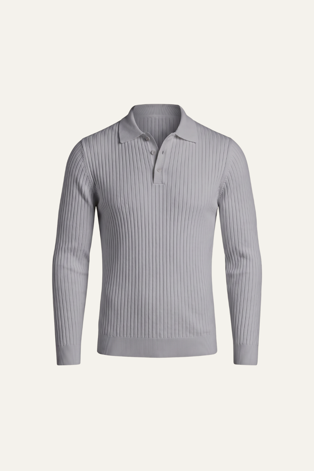 Marcello™ Ribbed Polo Grey