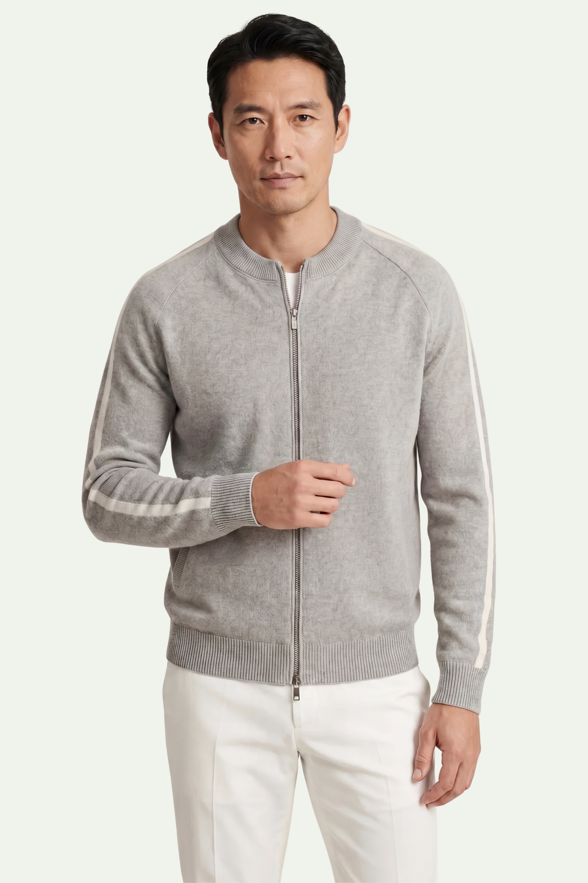 Mirsino Zip Knit Grey