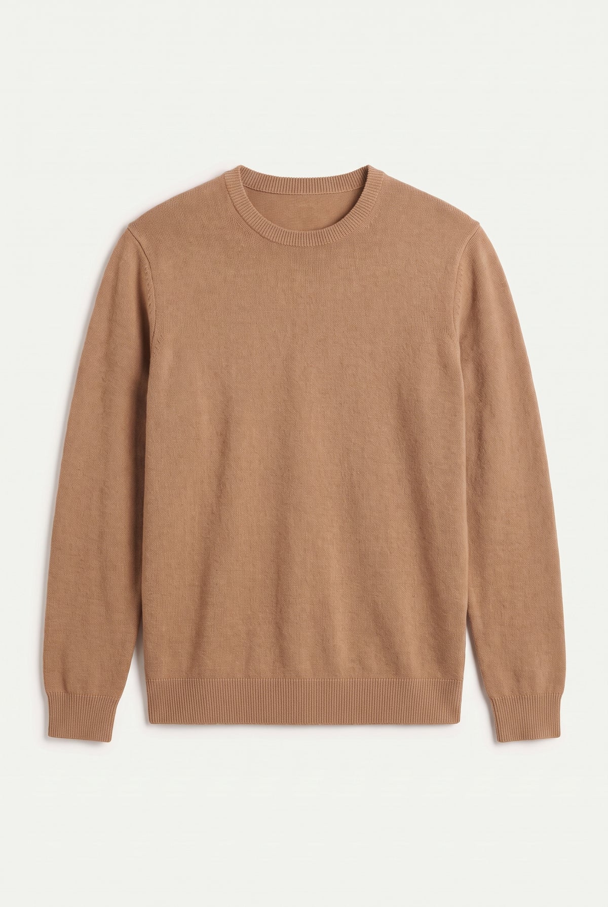 Mirsino Cashmere Crewneck Jumper Beige