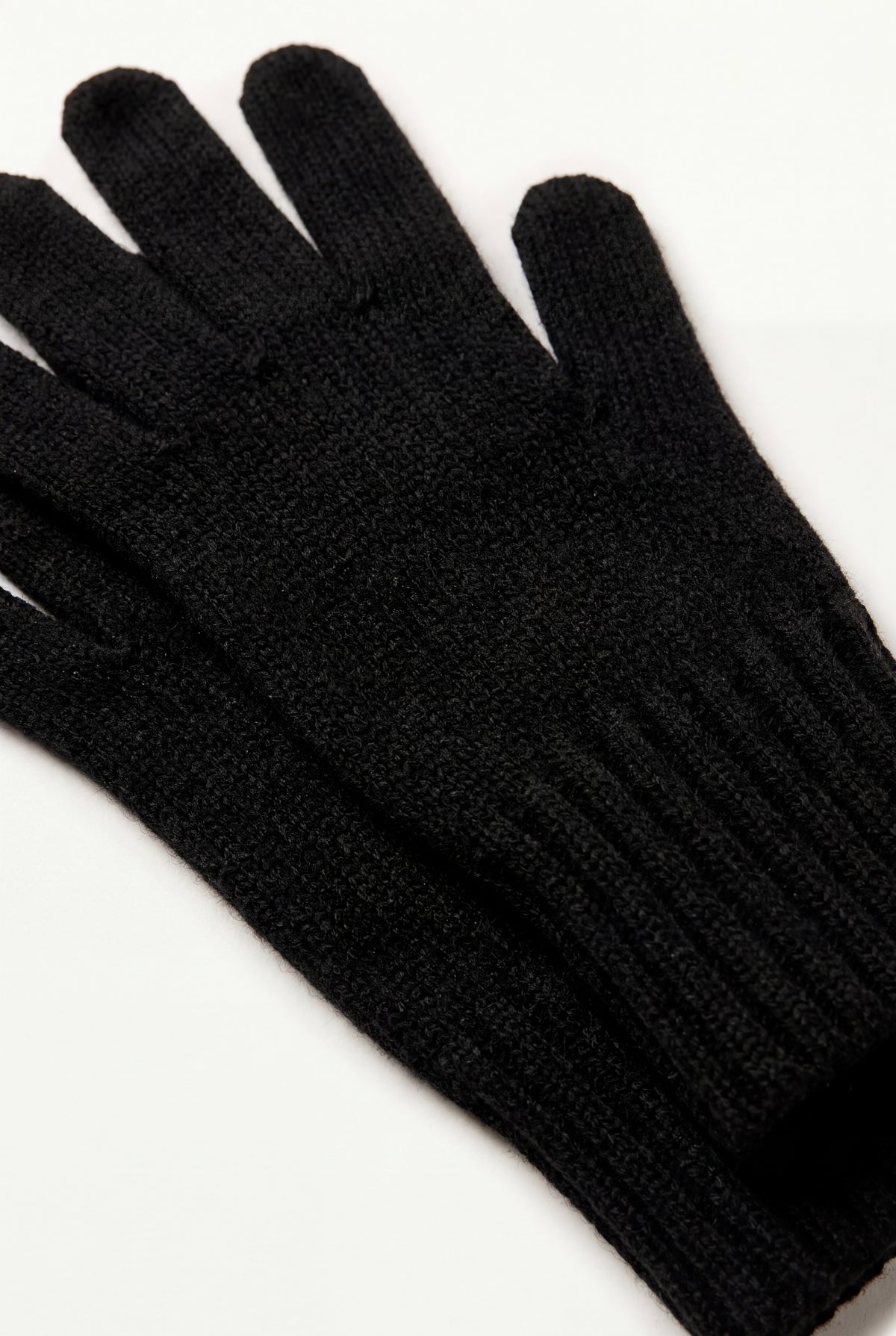 Black Merino Wool Winter Set