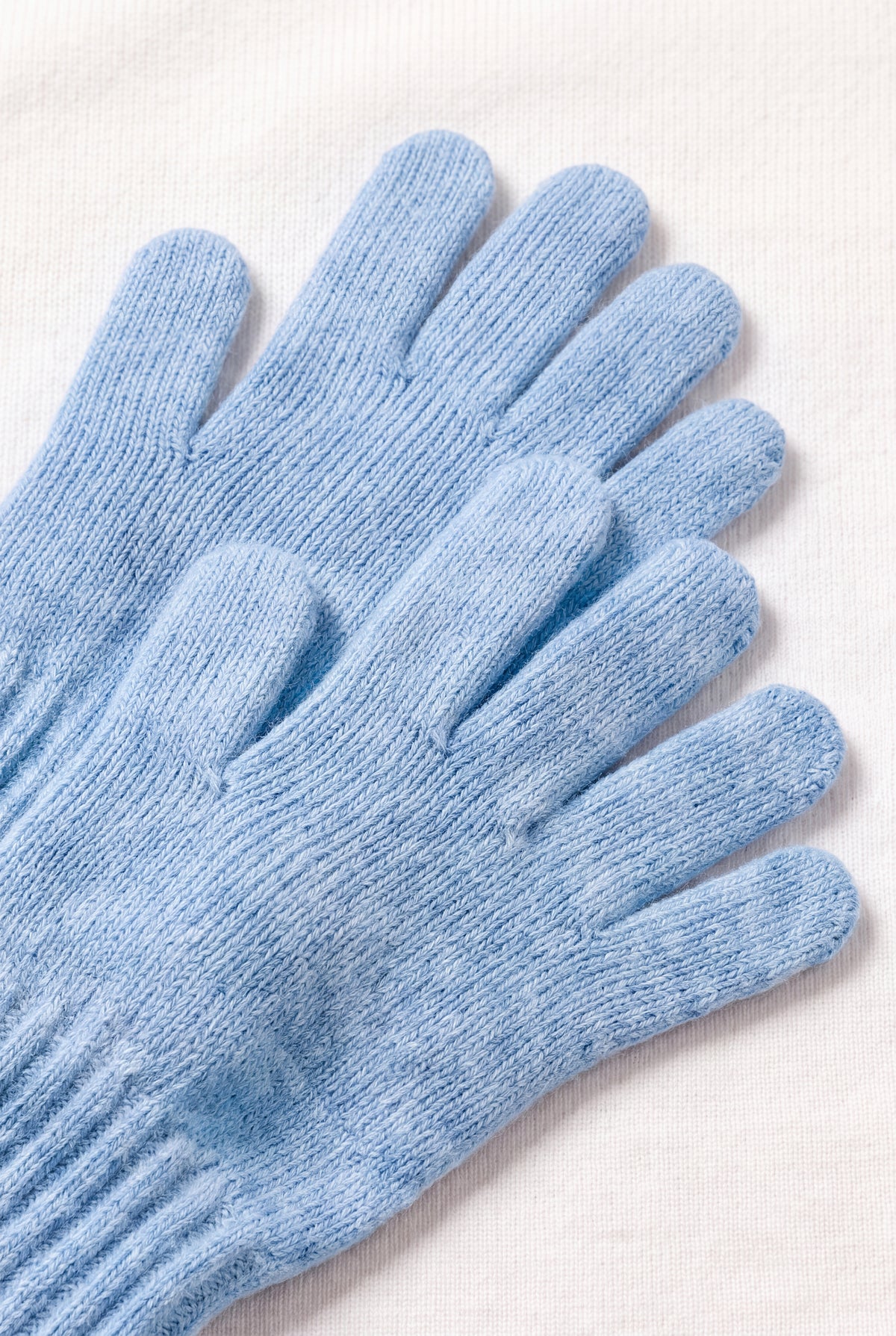 Light Blue Merino Wool Winter Set