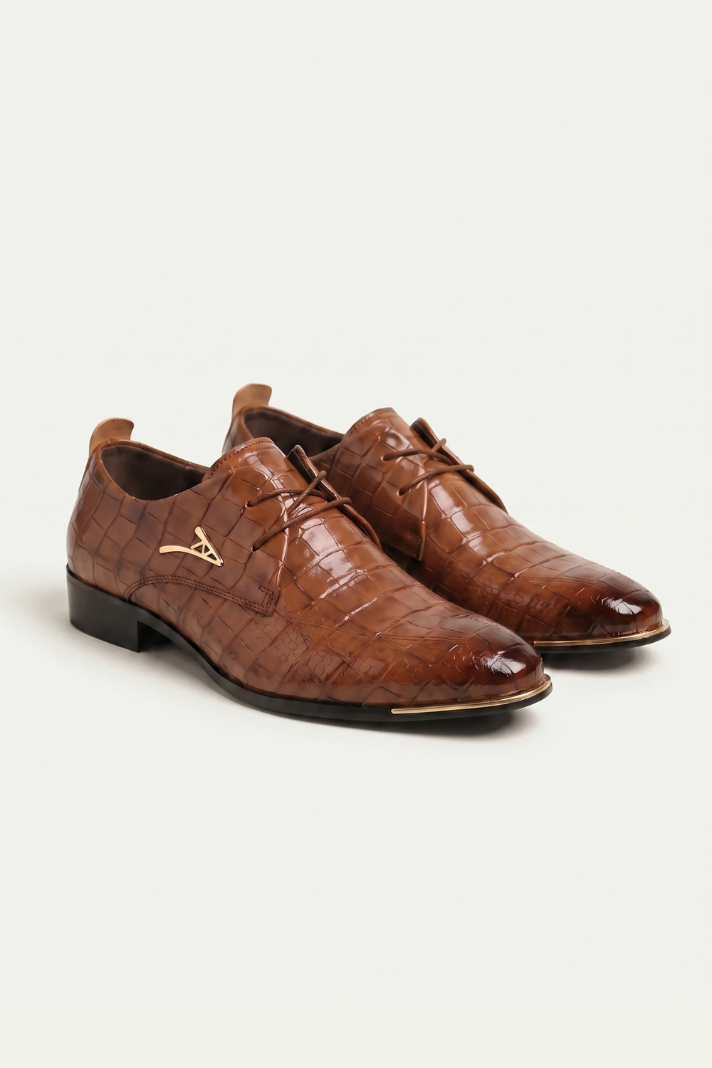Vittorio™ Croc Cognac