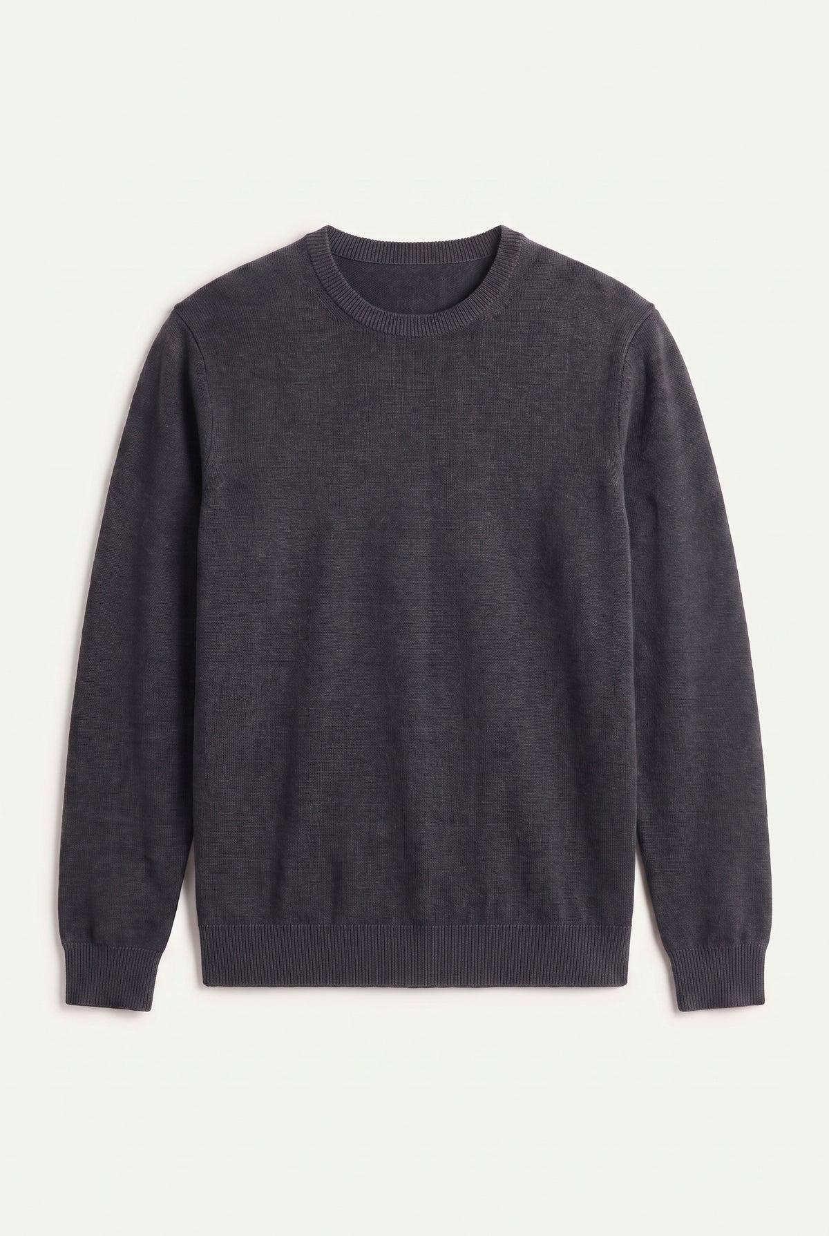 Mirsino Cashmere Crewneck Jumper Dark Grey