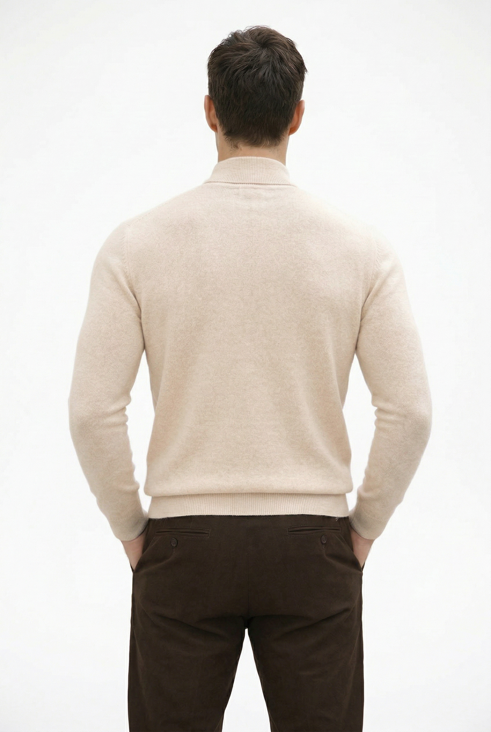Cashmere Turtleneck Sweater Sand
