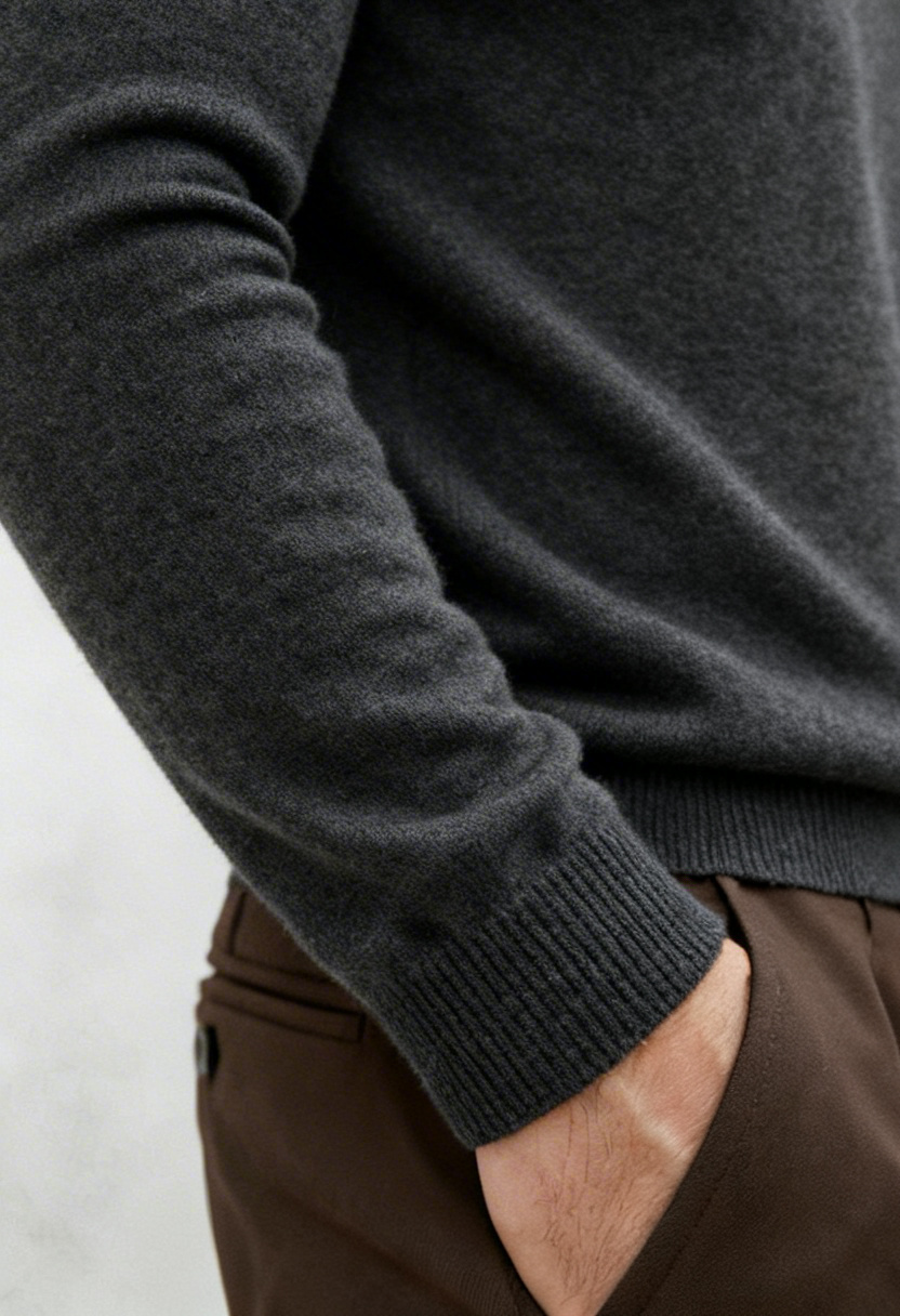 Turtleneck Sweater Midnight Graphite