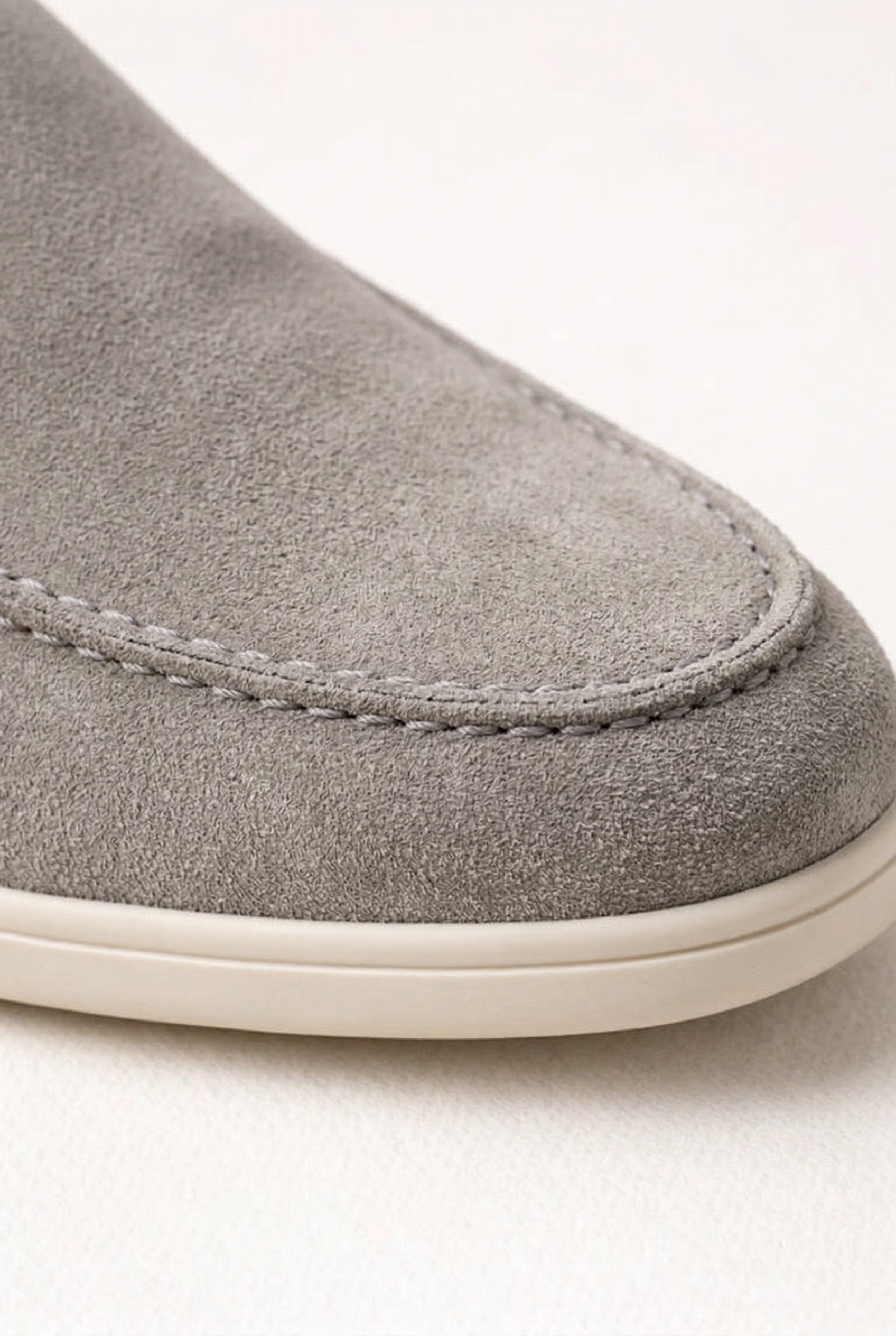 Suede Loafers Grey