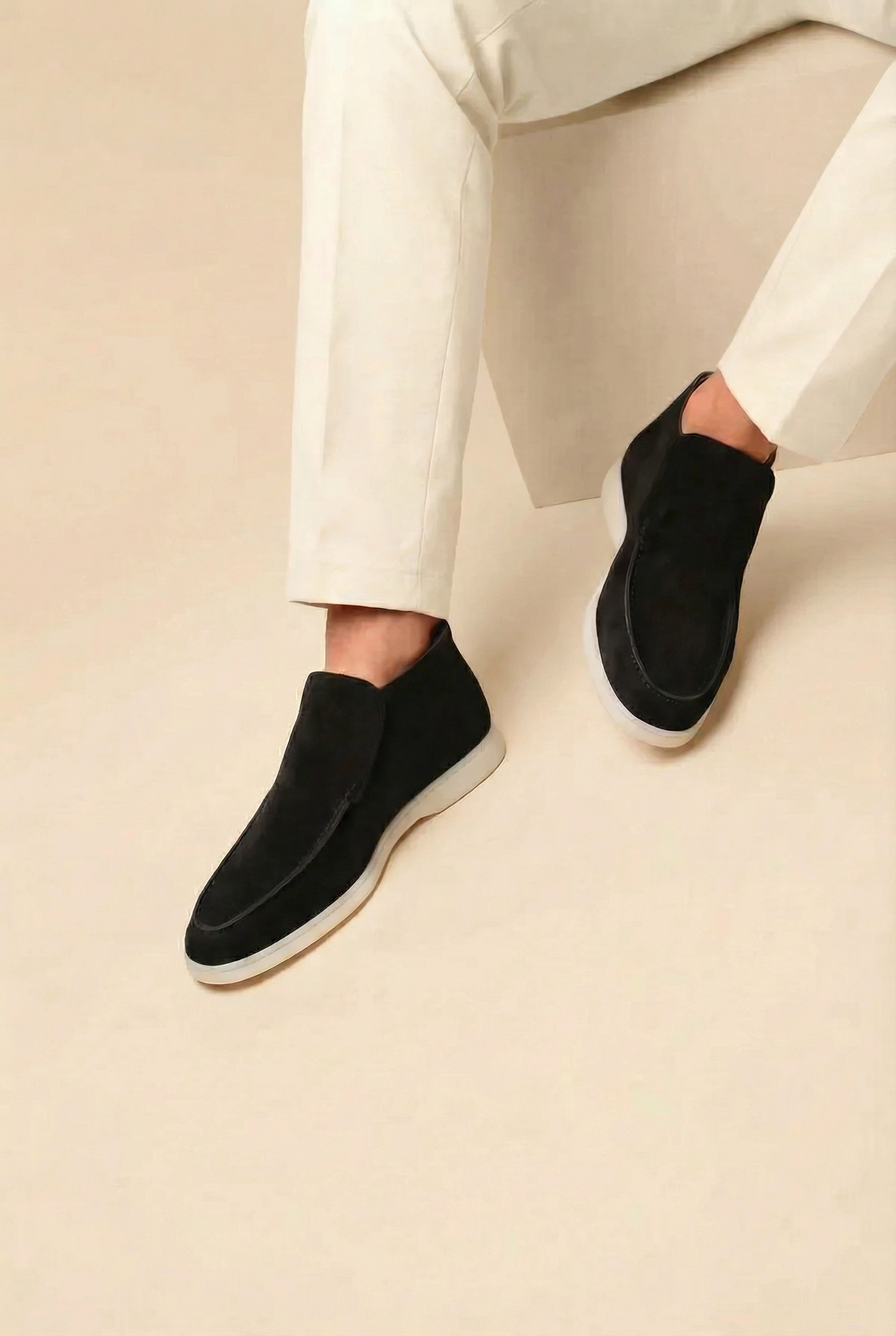 Black High Top Loafer