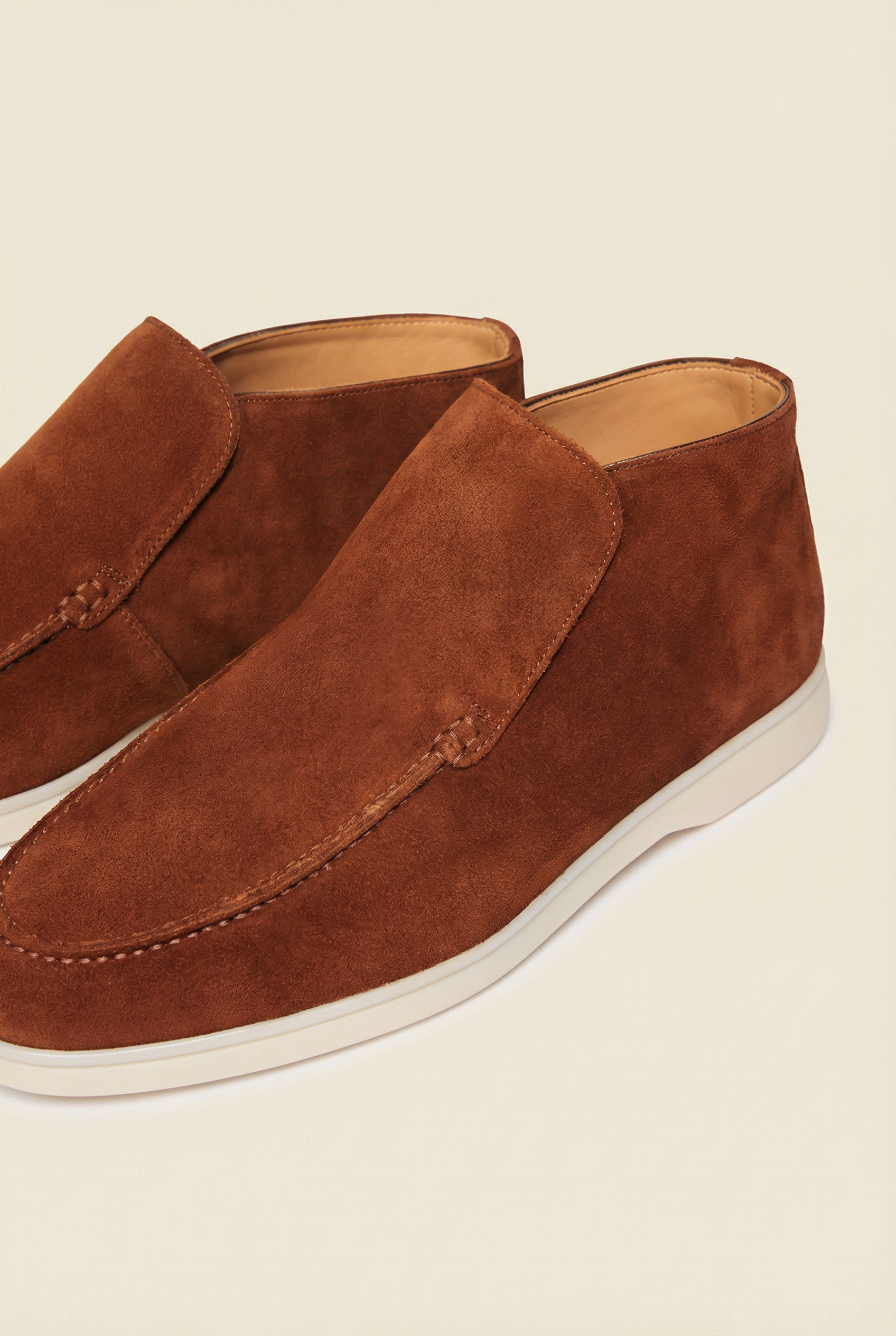 Maroon High Top Loafer