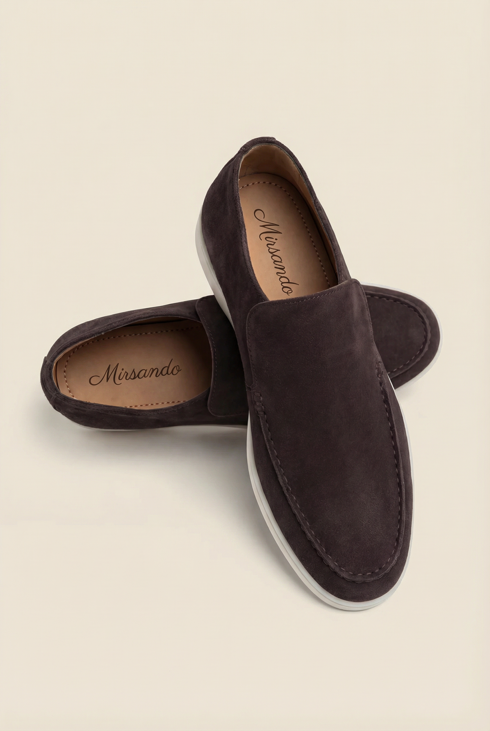 Warm Brown High Top Loafer