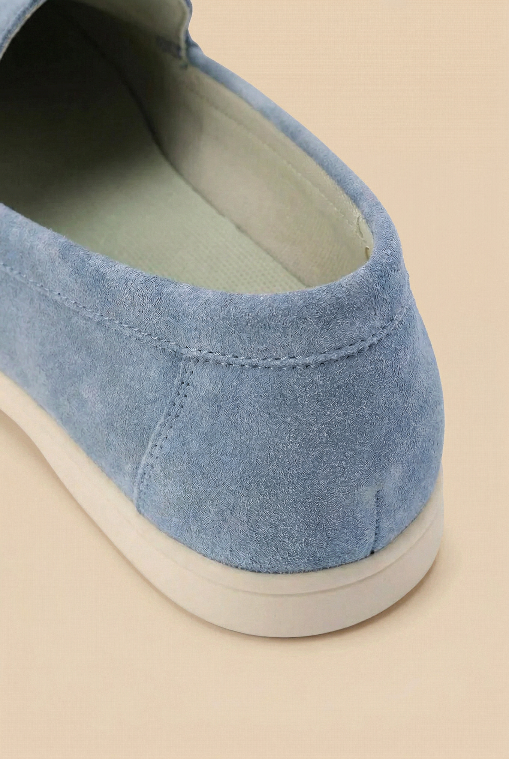 Old Money Suede Loafers Blue