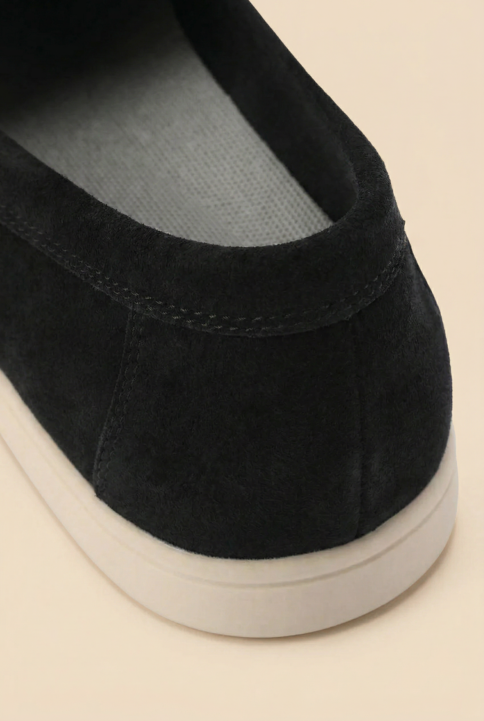 Old Money Suede Loafers Black