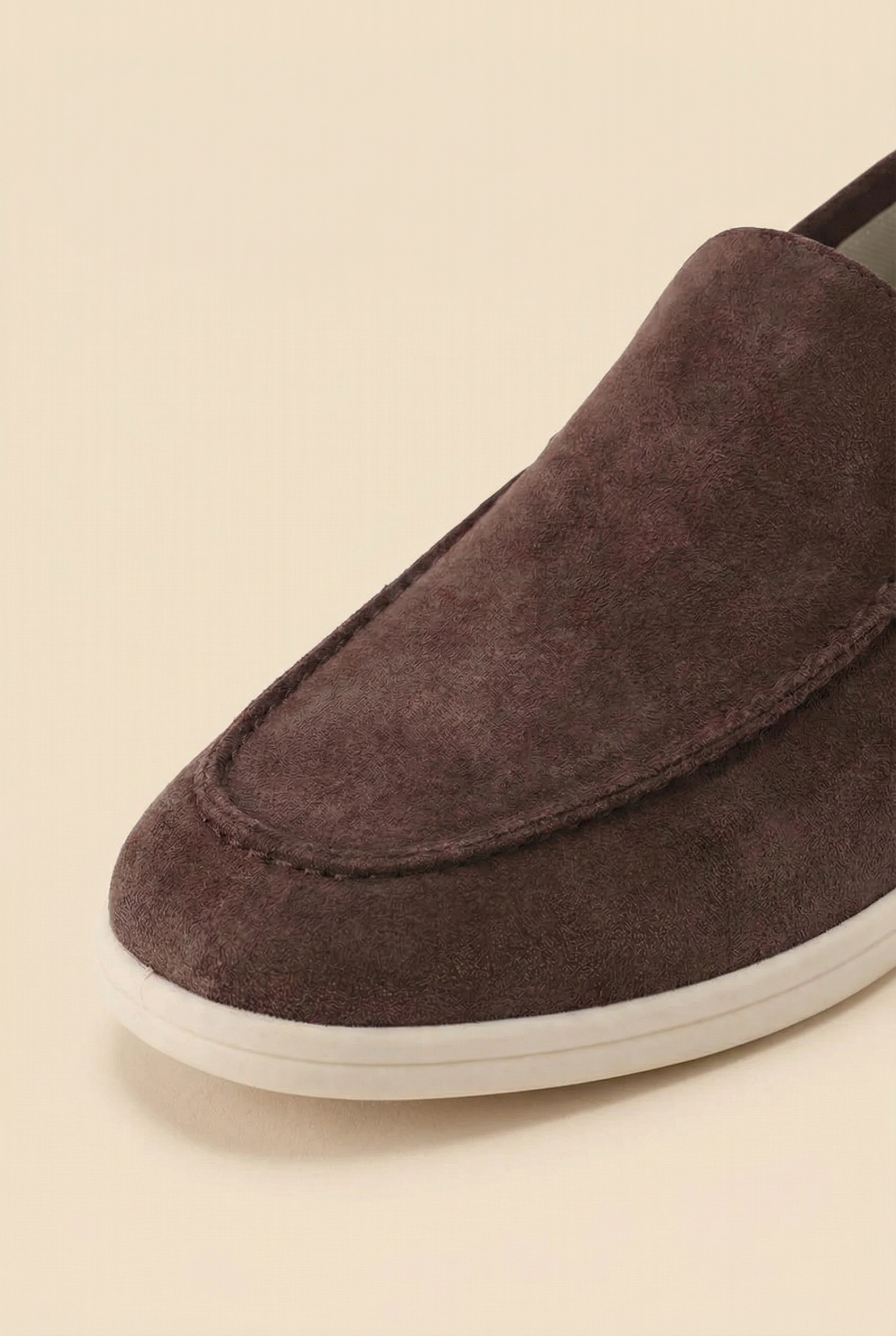 Old Money Suede Loafers Chocolate