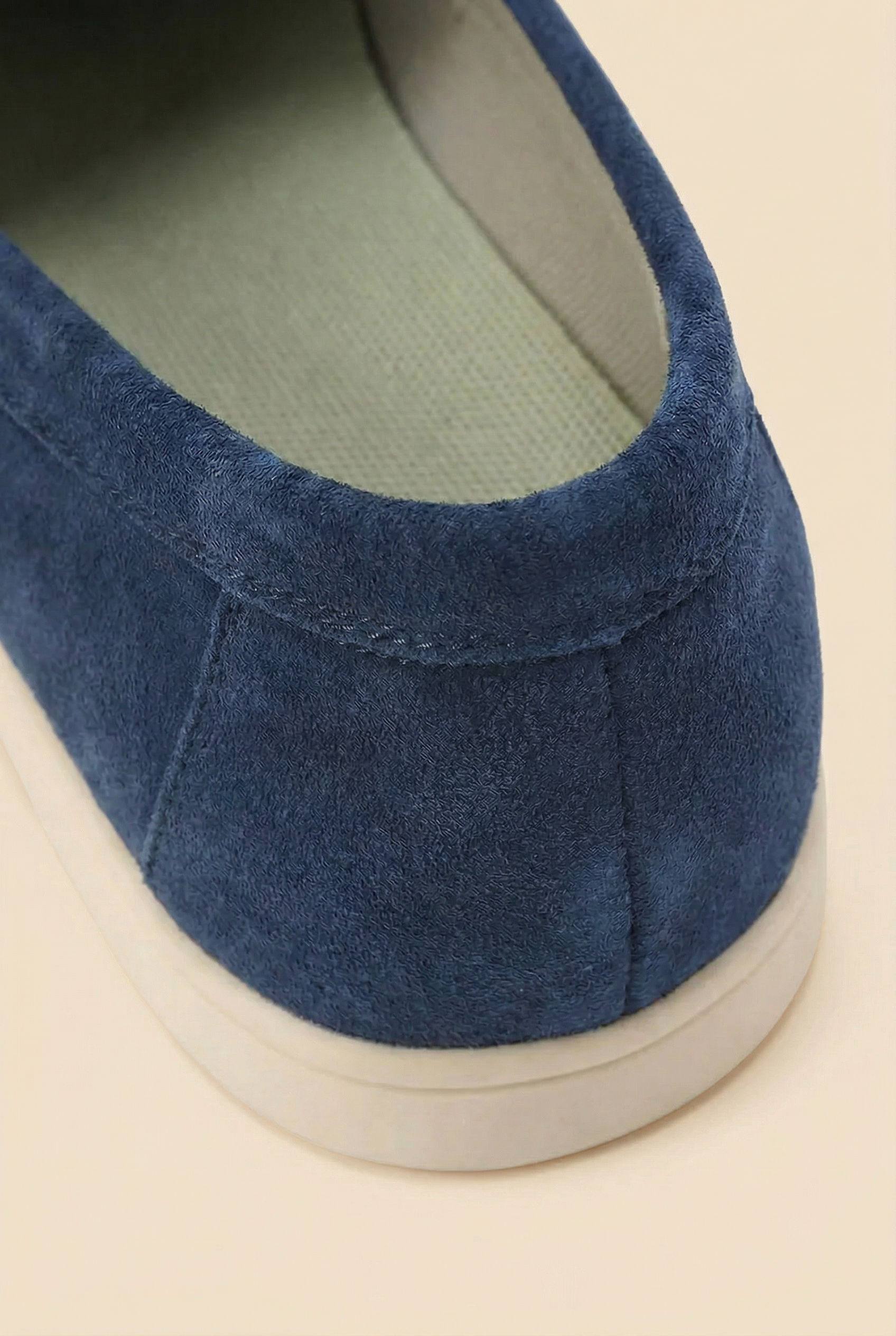 Old Money Suede Loafers Navy
