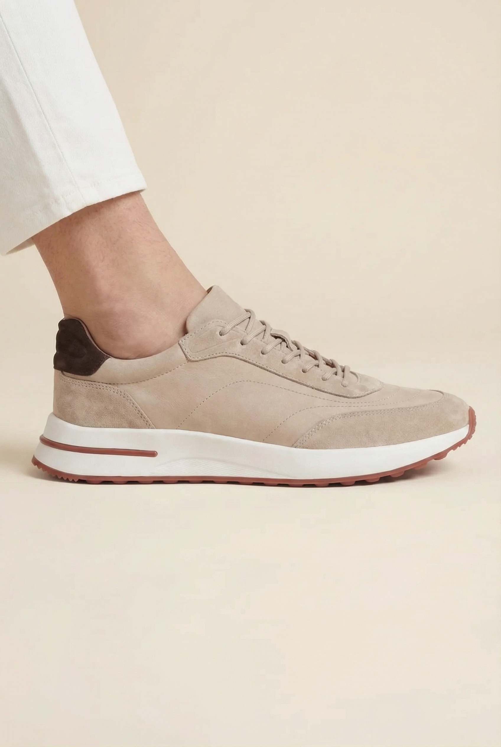 Mirsofino Sneaker Suede Beige