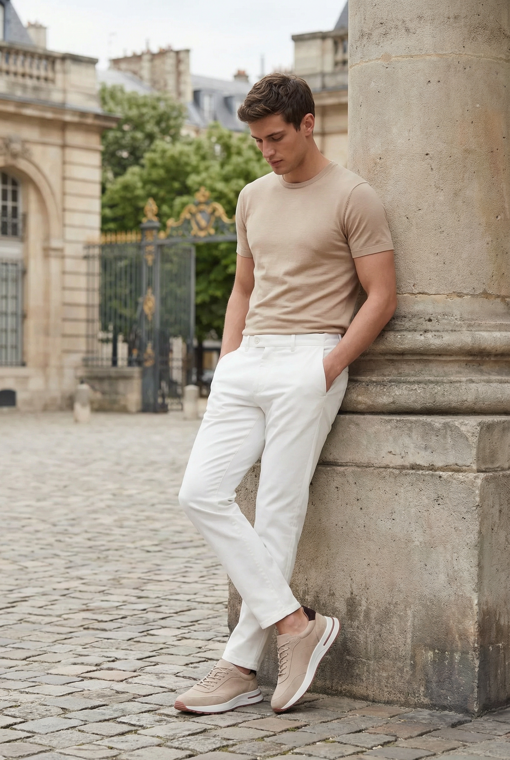 Mirsofino Sneaker Suede Beige