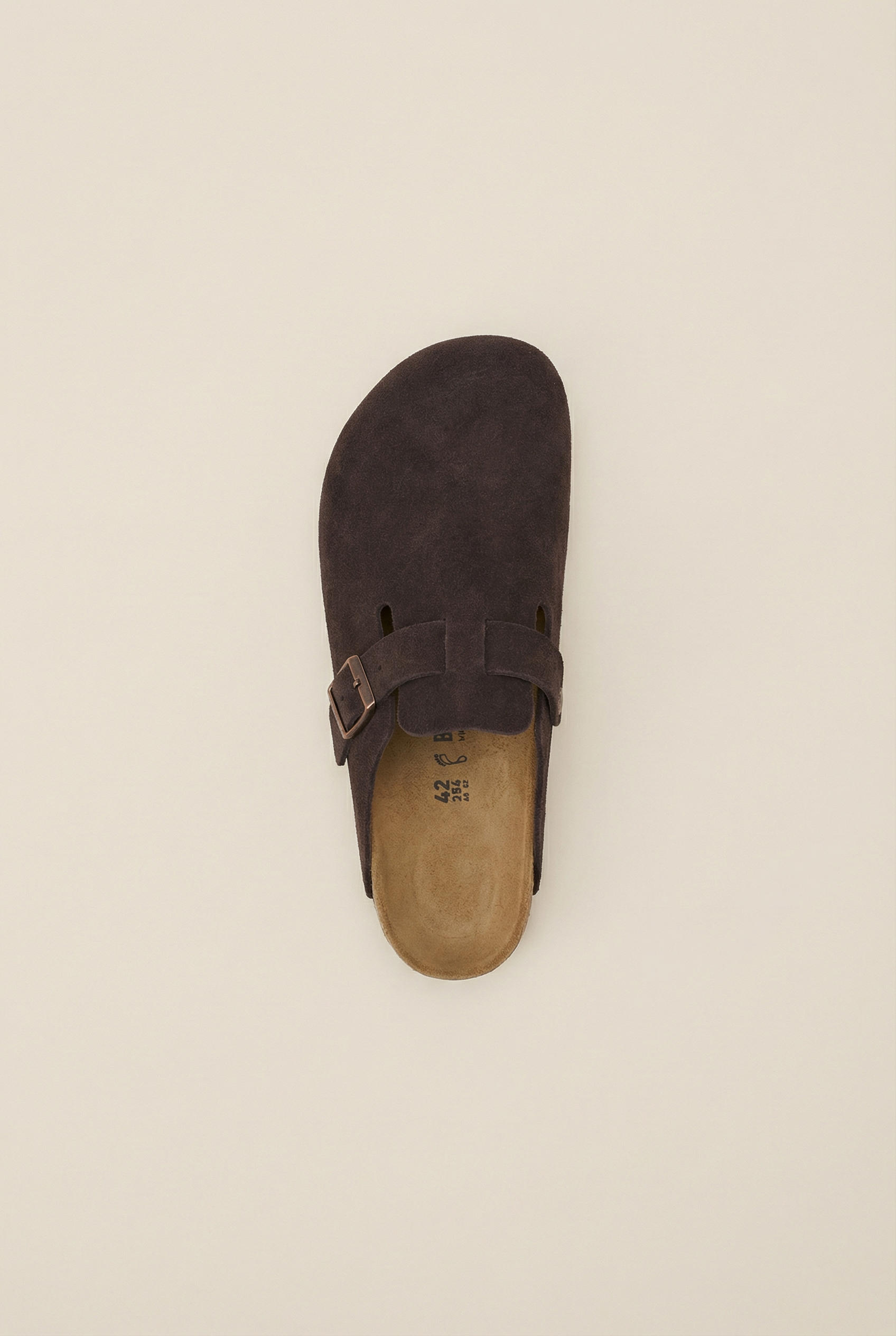 Old Money Suede Clogs Brown