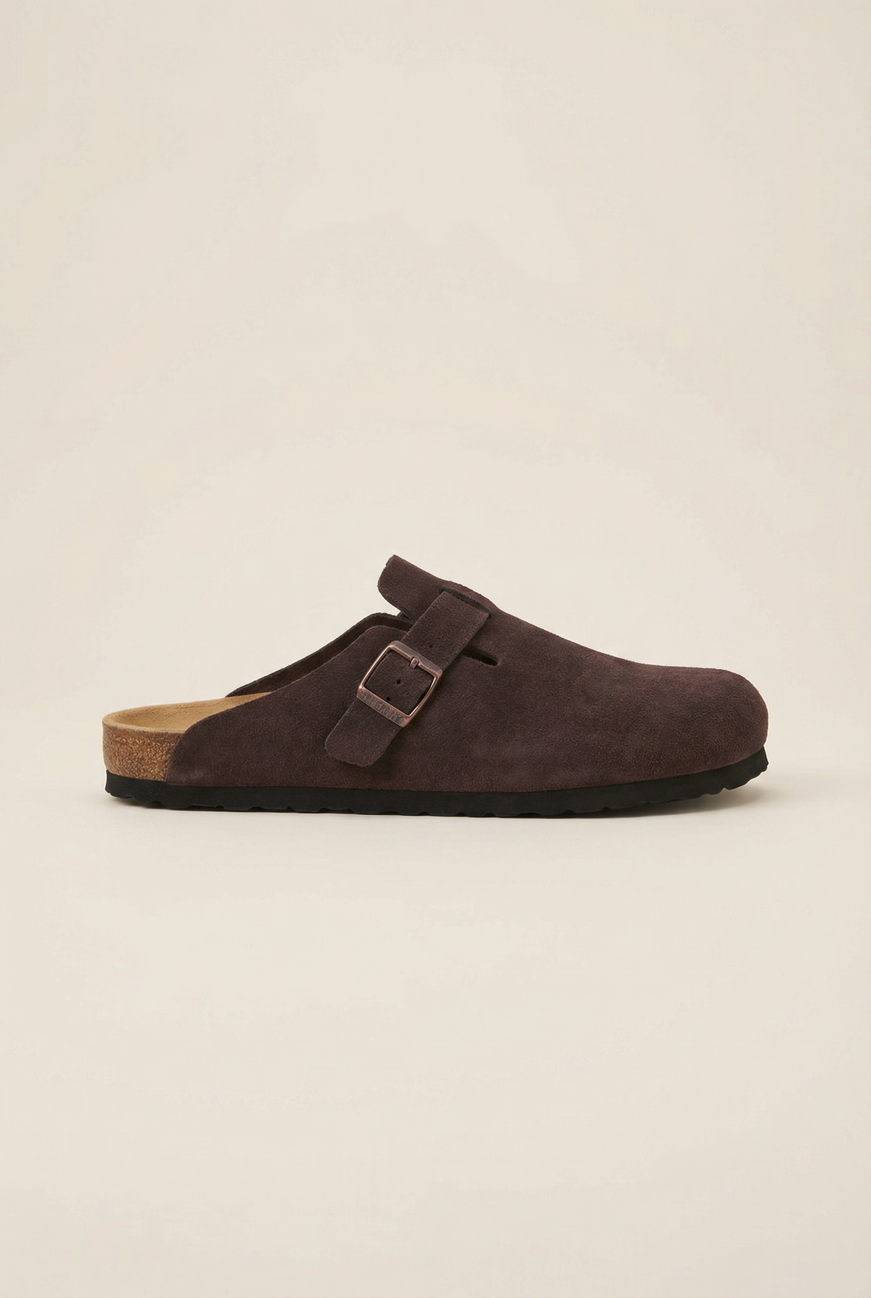 Old Money Suede Clogs Brown