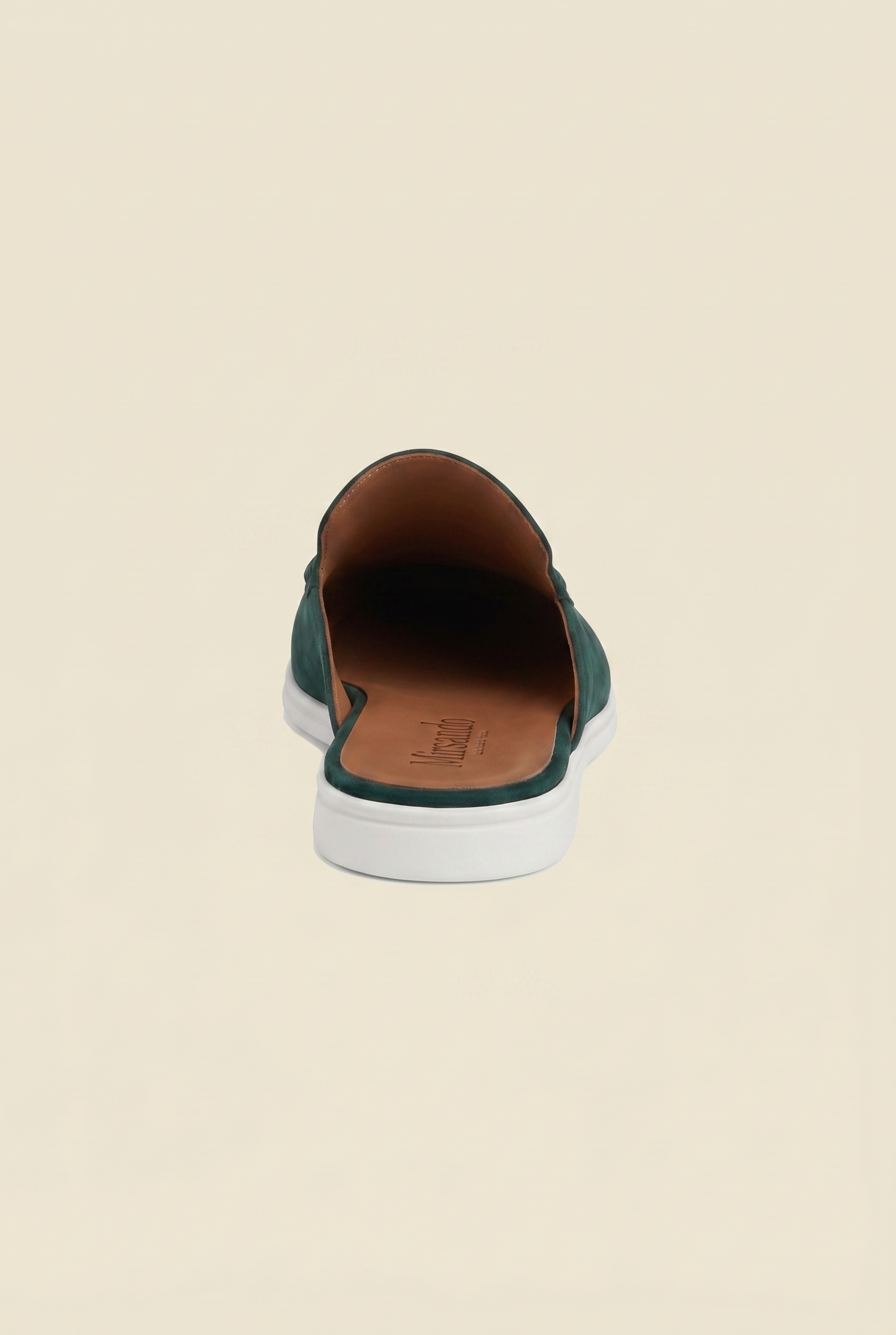 Yacht Loafer Suede Mule Forest Green