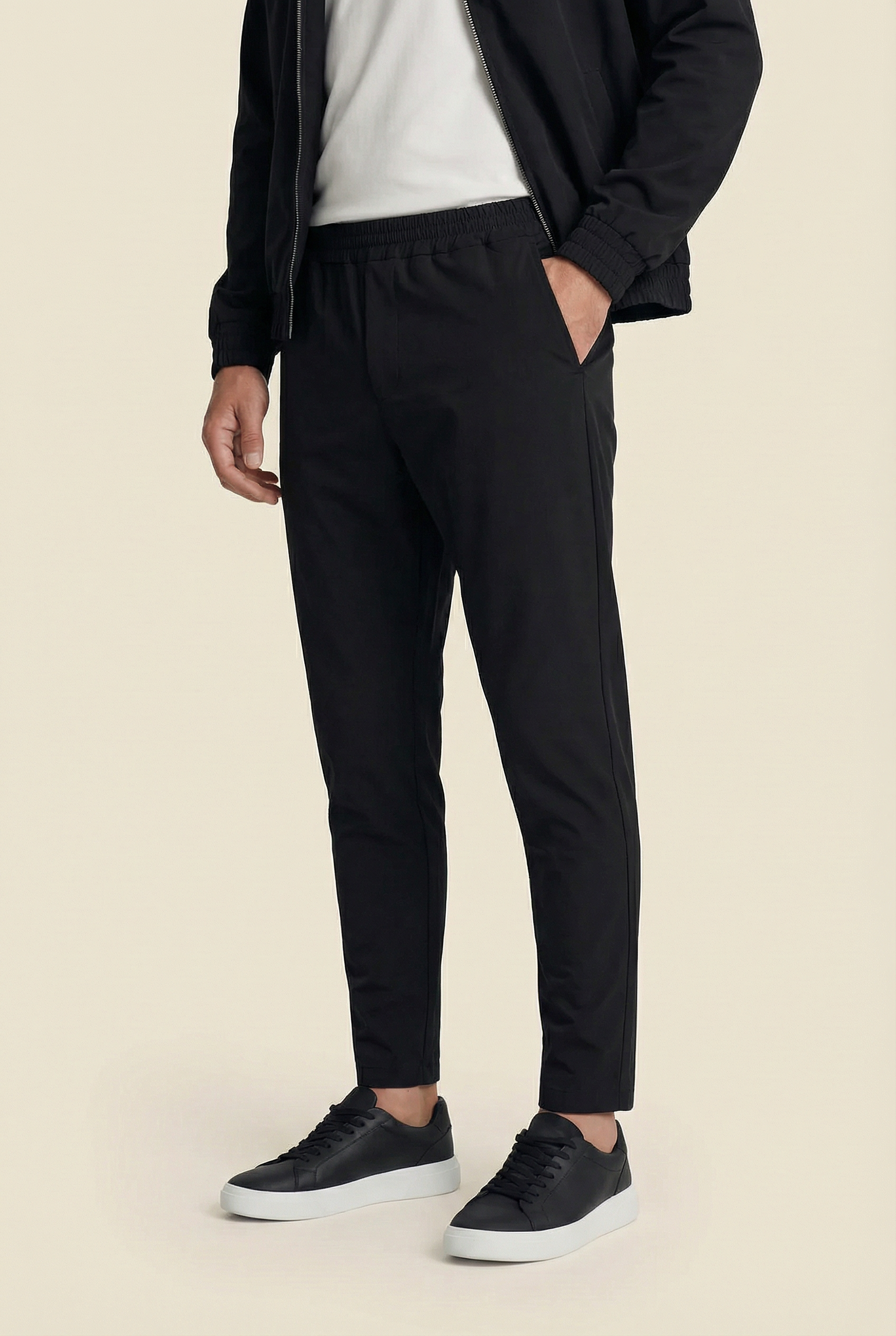 Onyx Black Tech Pants