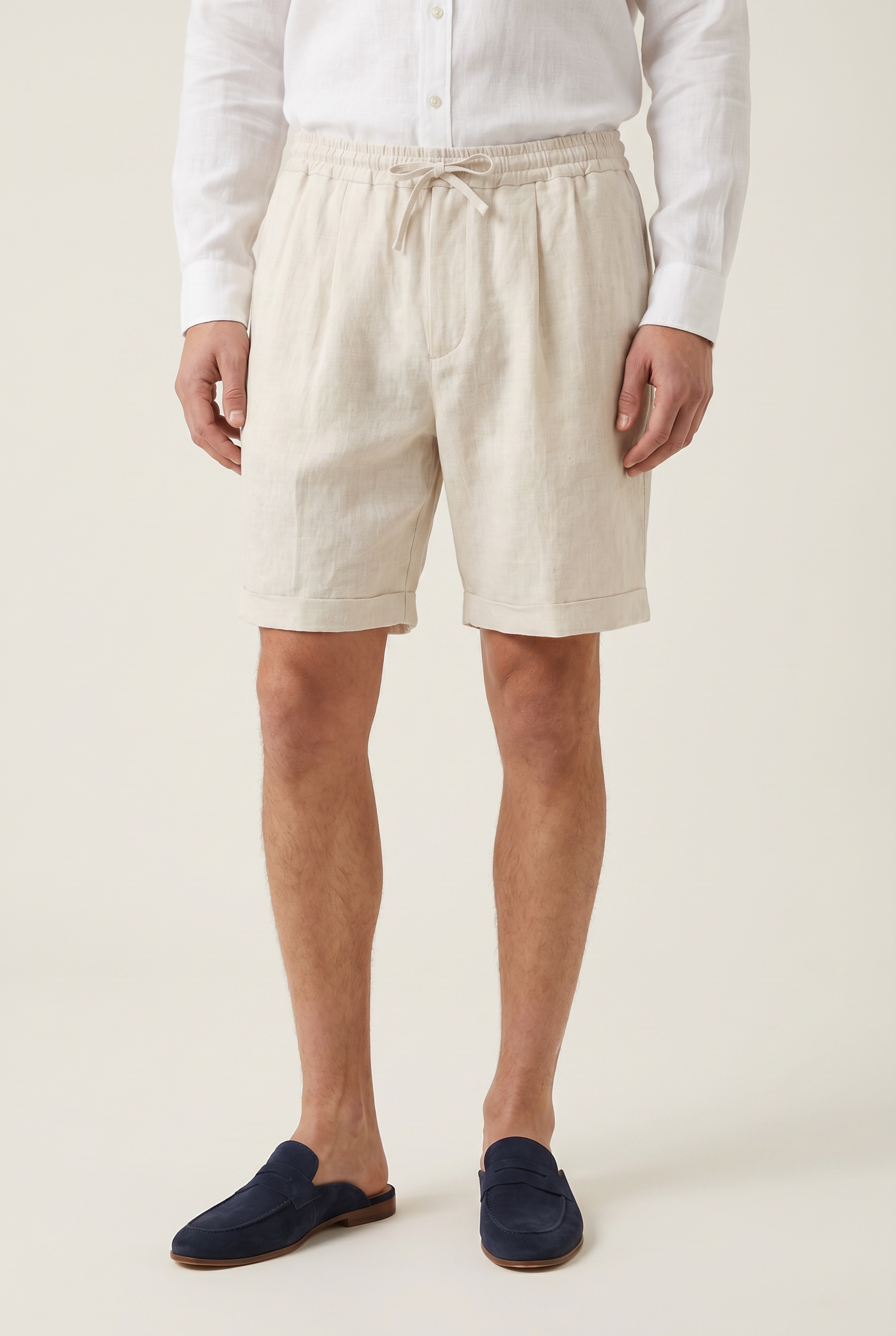 Mirsando Linen Short Beige