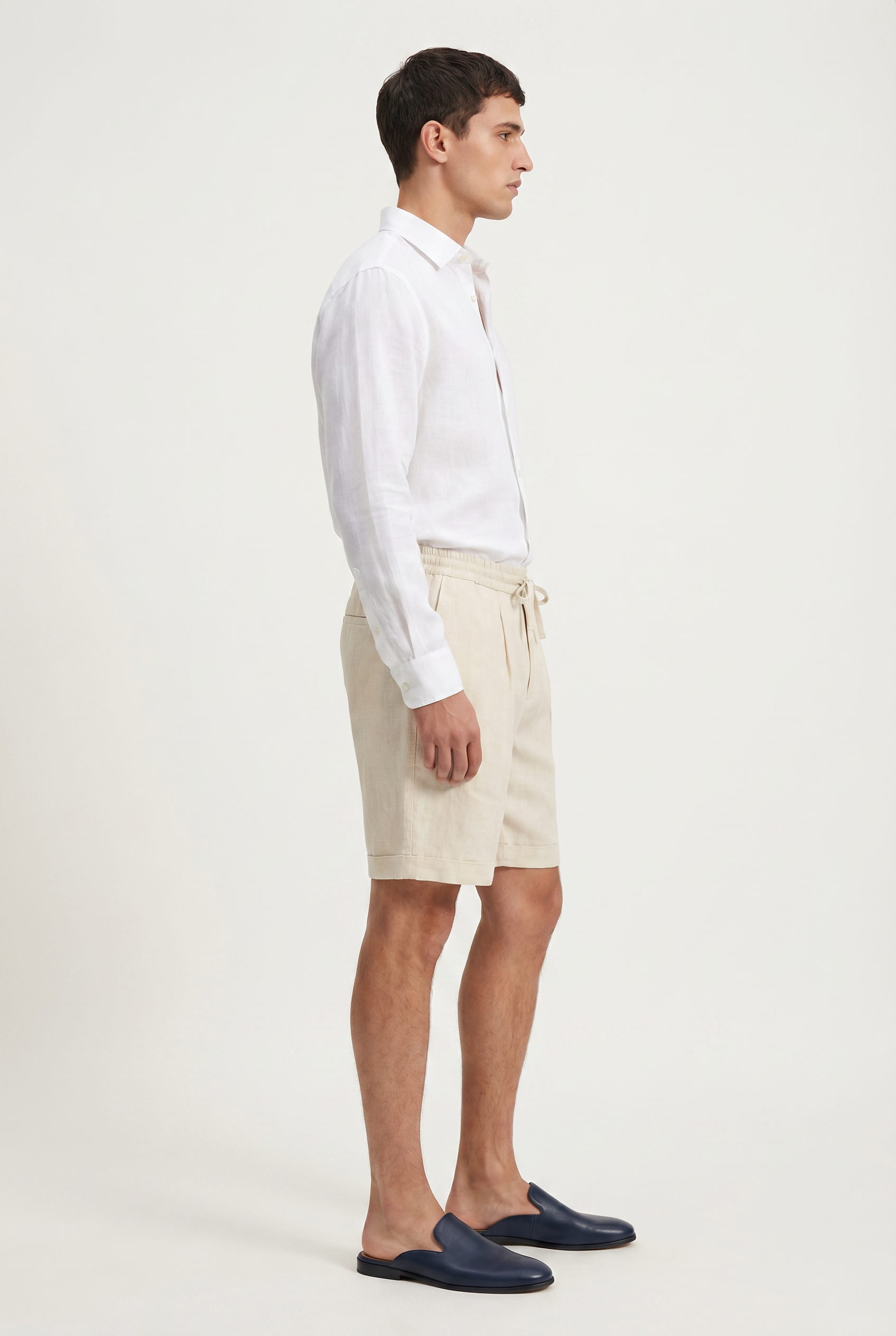 Mirsando Linen Short Beige