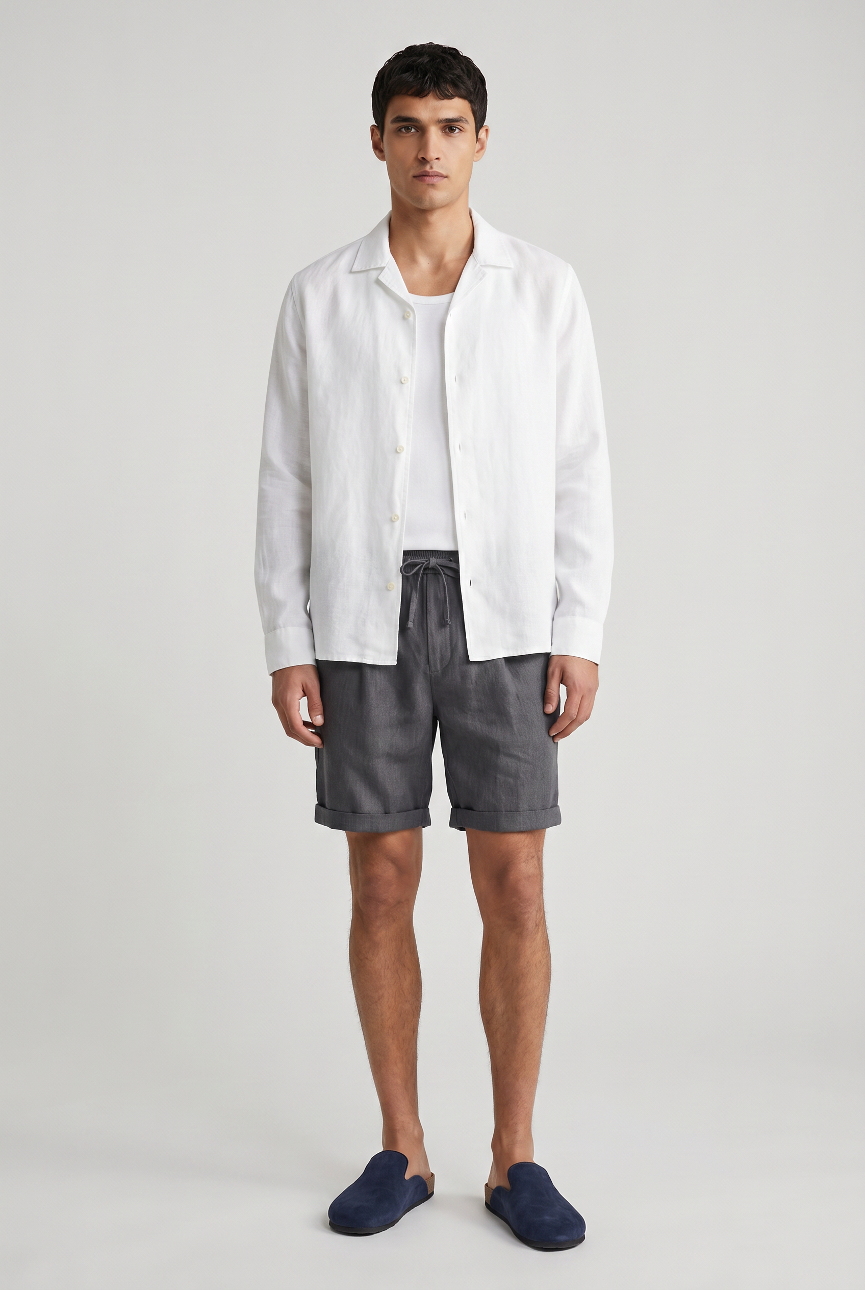 Mirsando Linen Short Gray