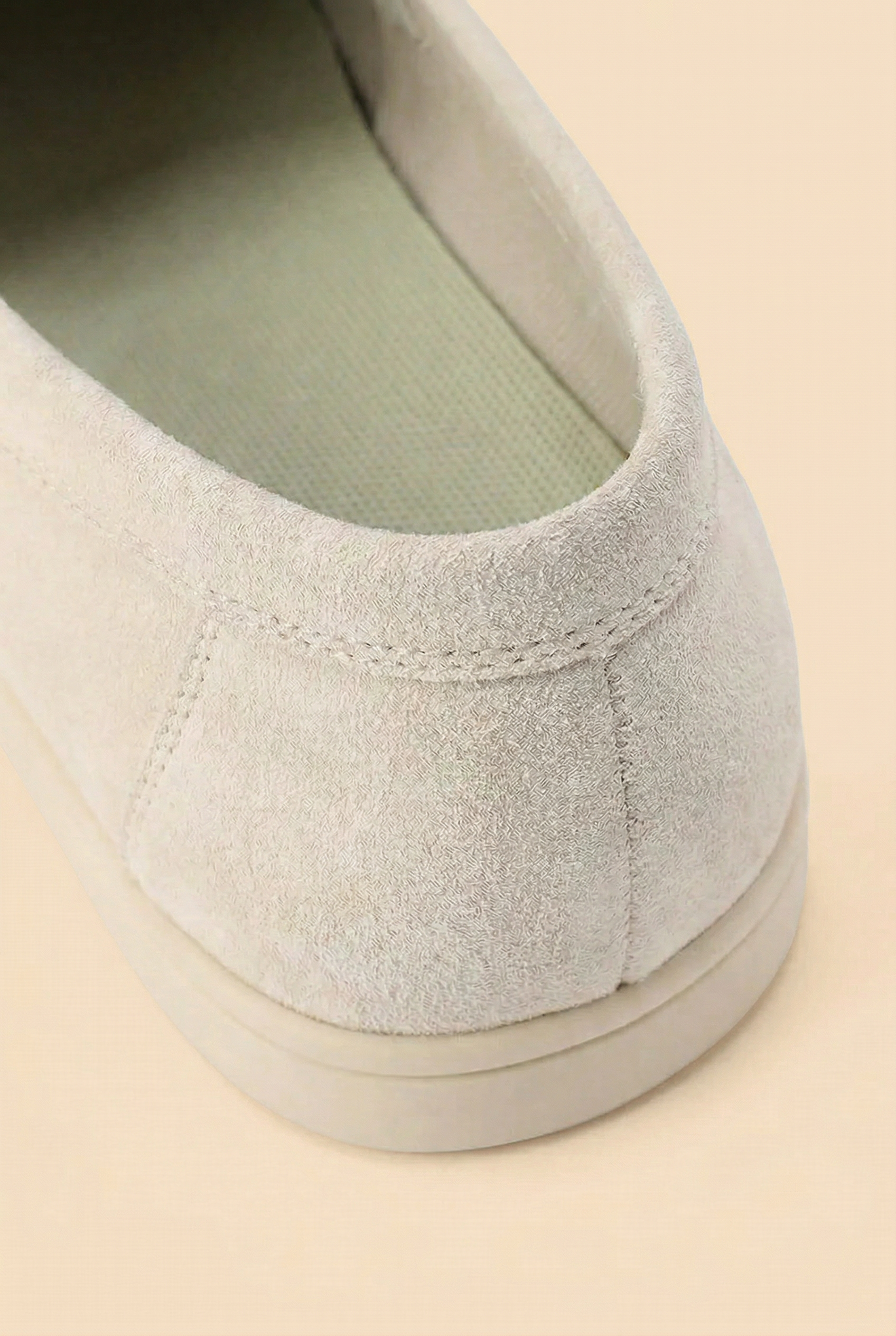 Old Money Suede Loafers Beige